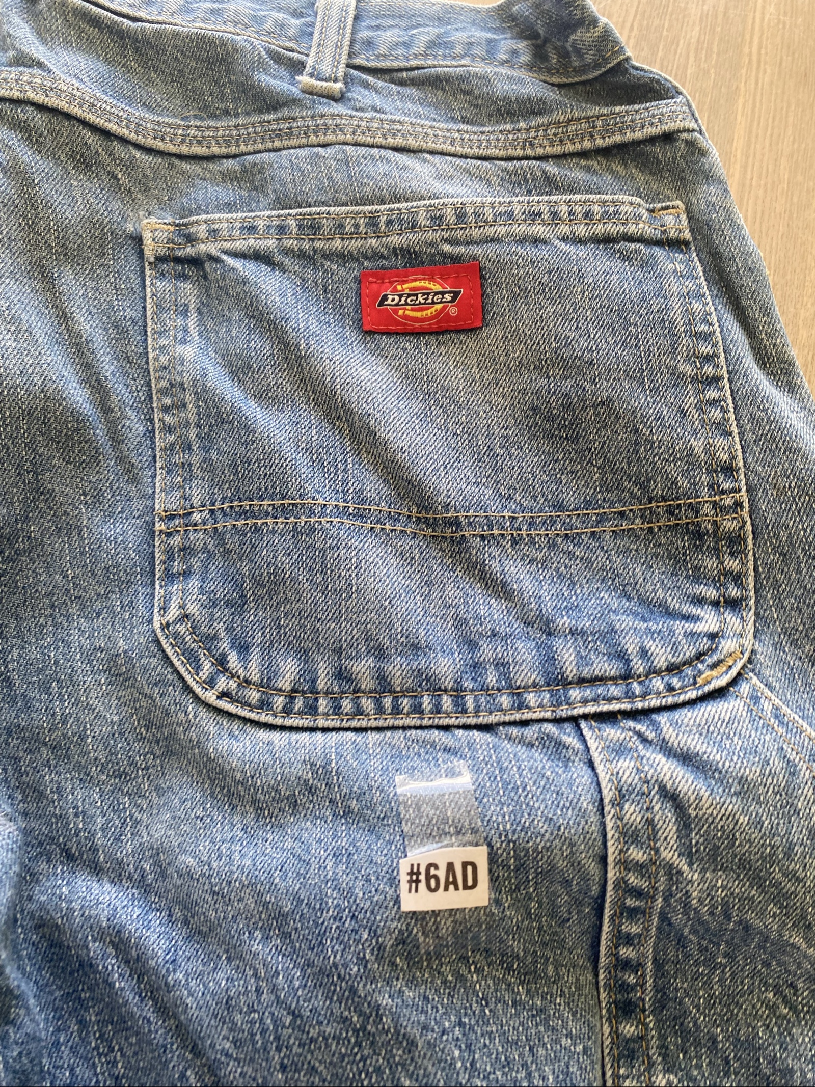 Dickies Baggy Jeans W38 L30 Blue Loose Fit Y2K Vintage image 2