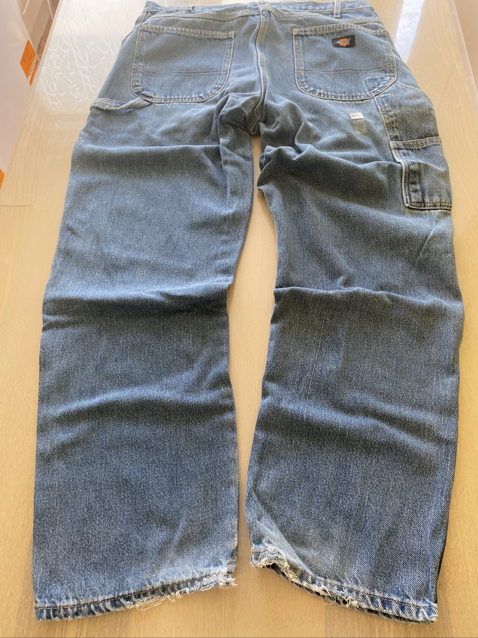 Dickies Baggy Jeans W36 L32 Blue Loose Fit Skate Vintage