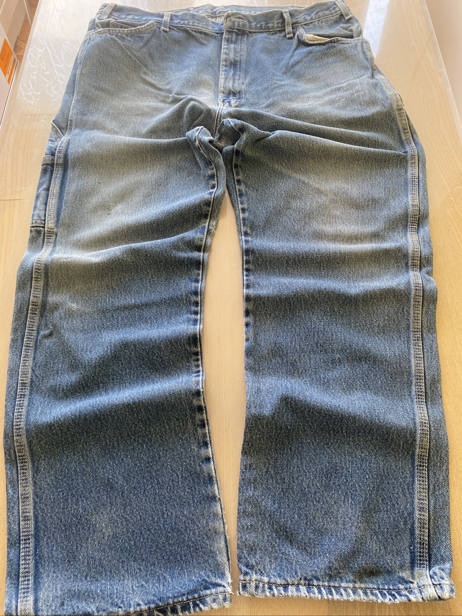 Dickies Baggy Jeans W40 L32 Blue Loose Fit Skate Vintage image 3