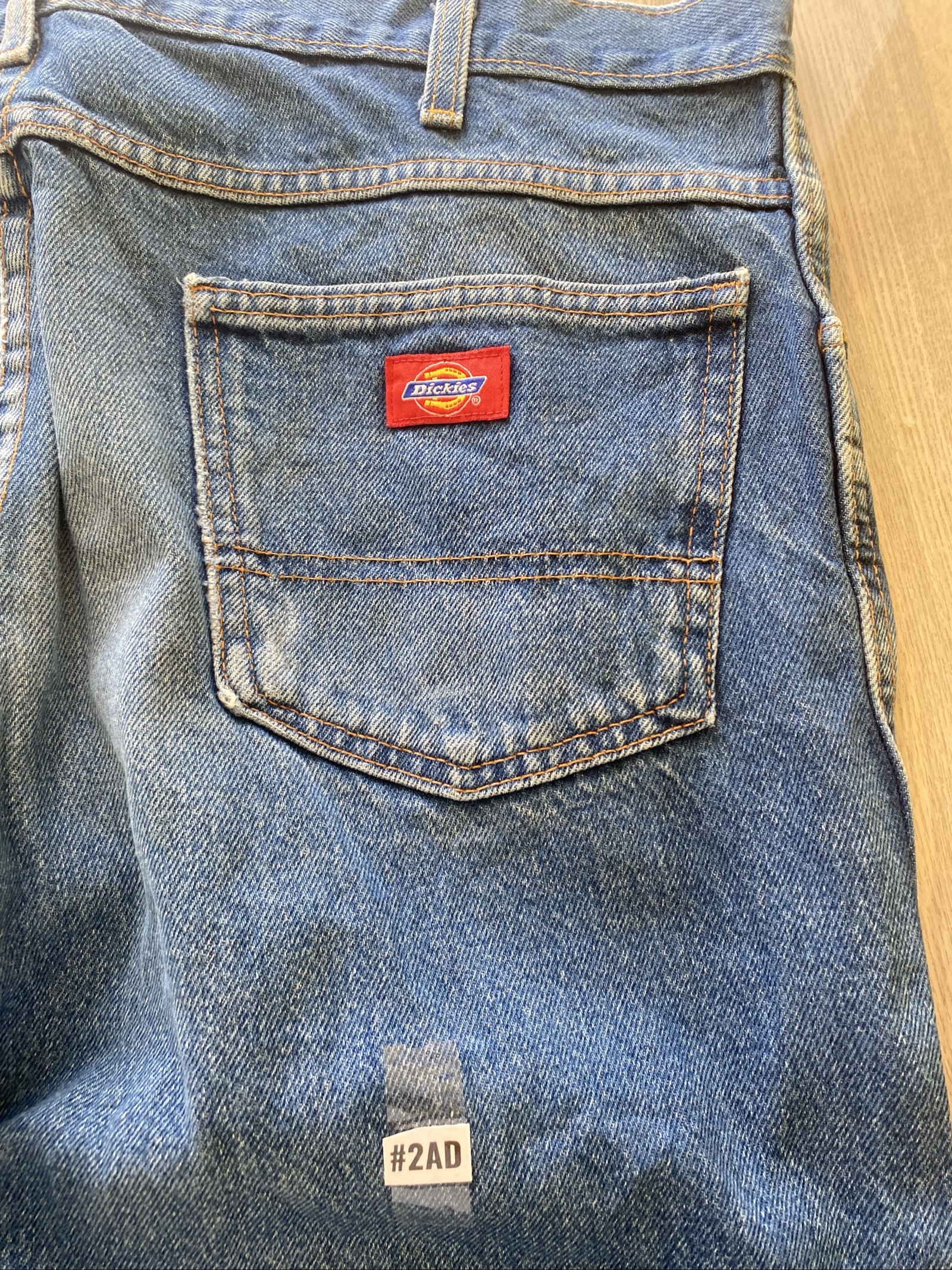 Dickies Baggy Jeans W38 L30 Light BlueLoose Fit Skate Y2K Vintage image 2