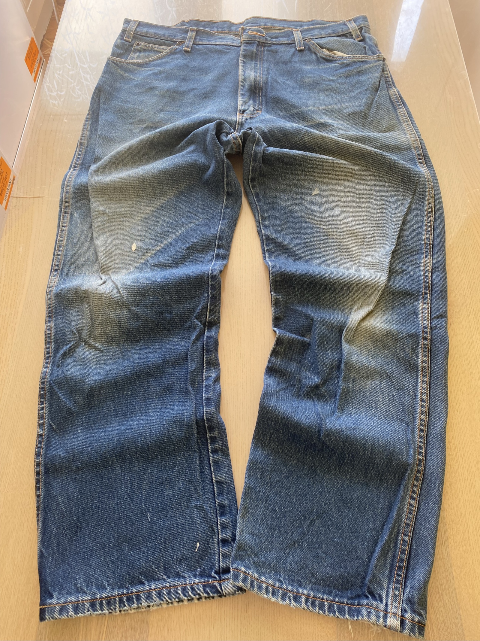 Dickies Baggy Jeans W38 L30 Light BlueLoose Fit Skate Y2K Vintage image 3