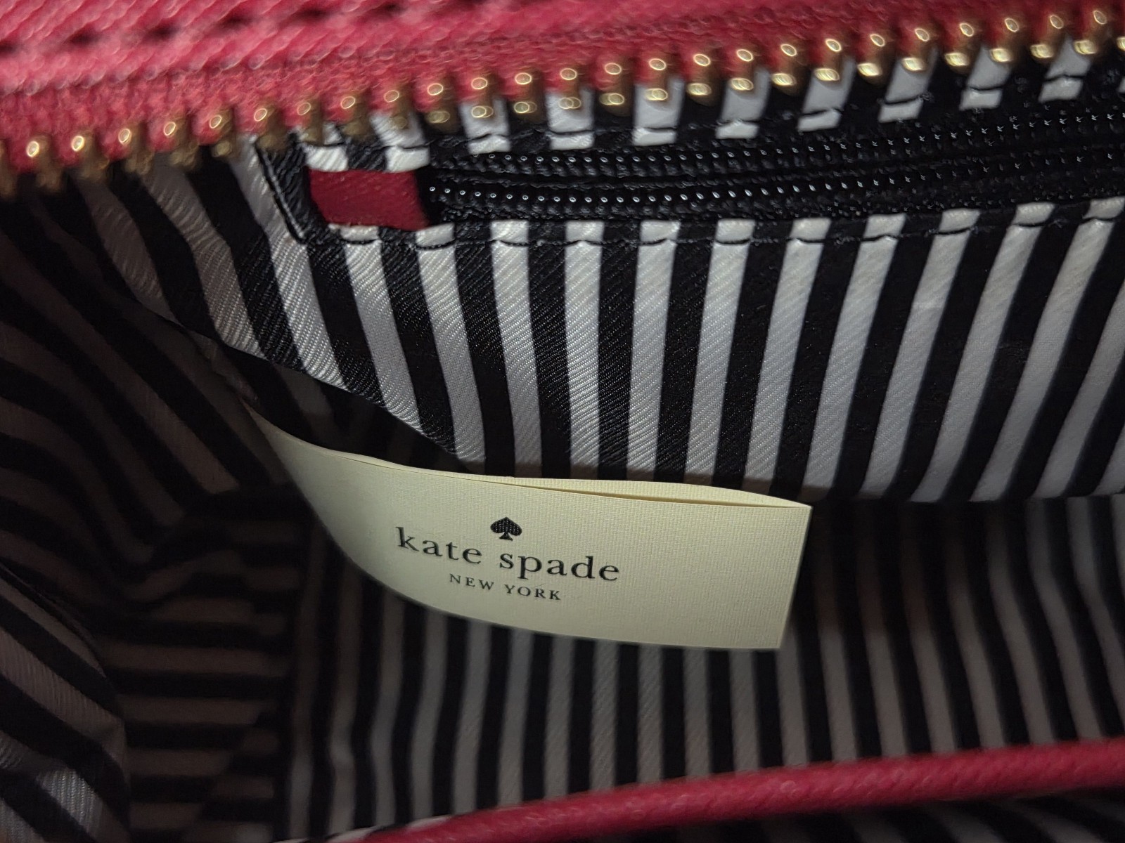 Kate Spade Red Saffiano Leather Small Tote Handbag image 9