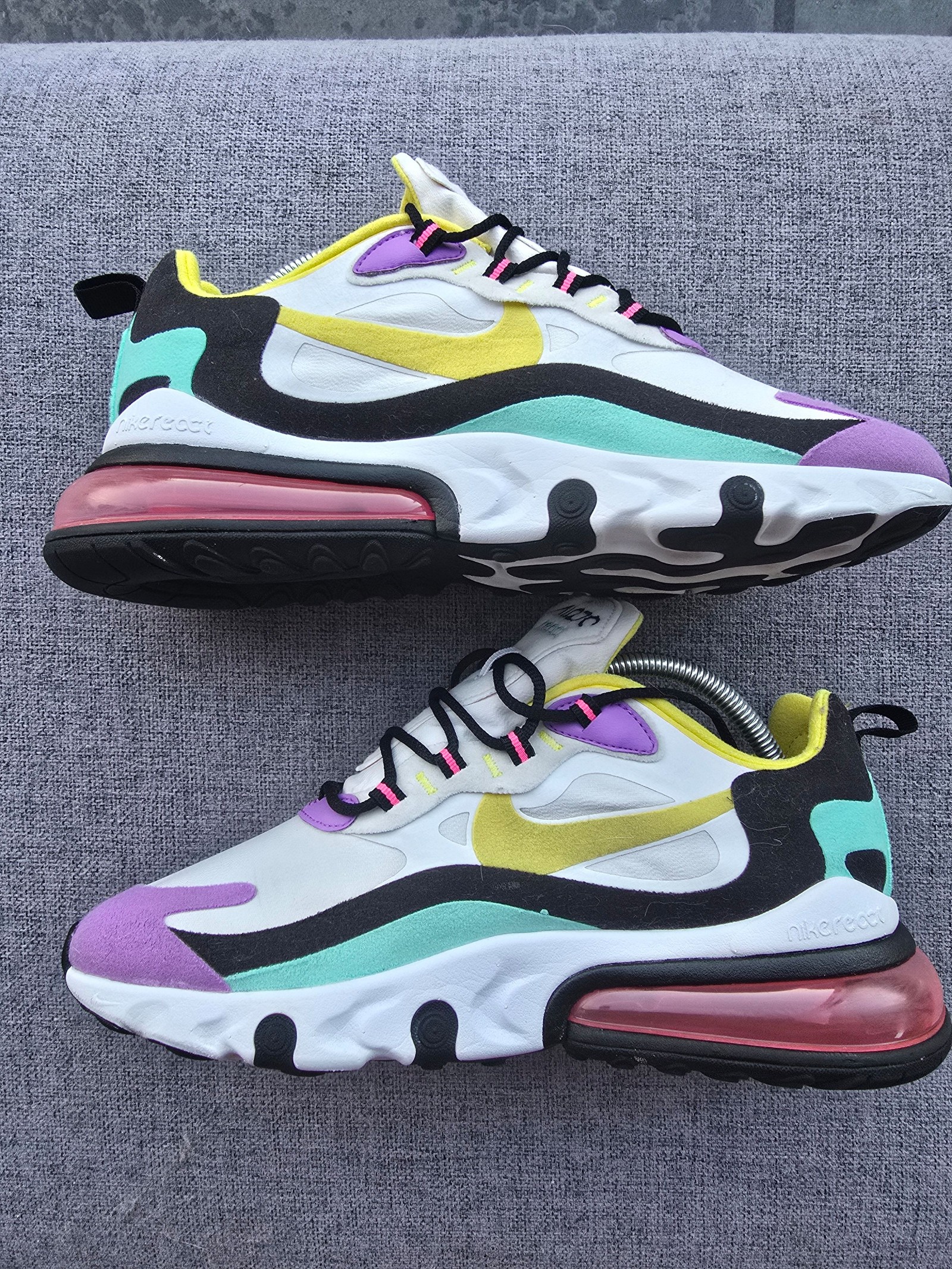 Nike Womens Air Max 270 React Geometric Abstract UK 8 Sneakers image 5
