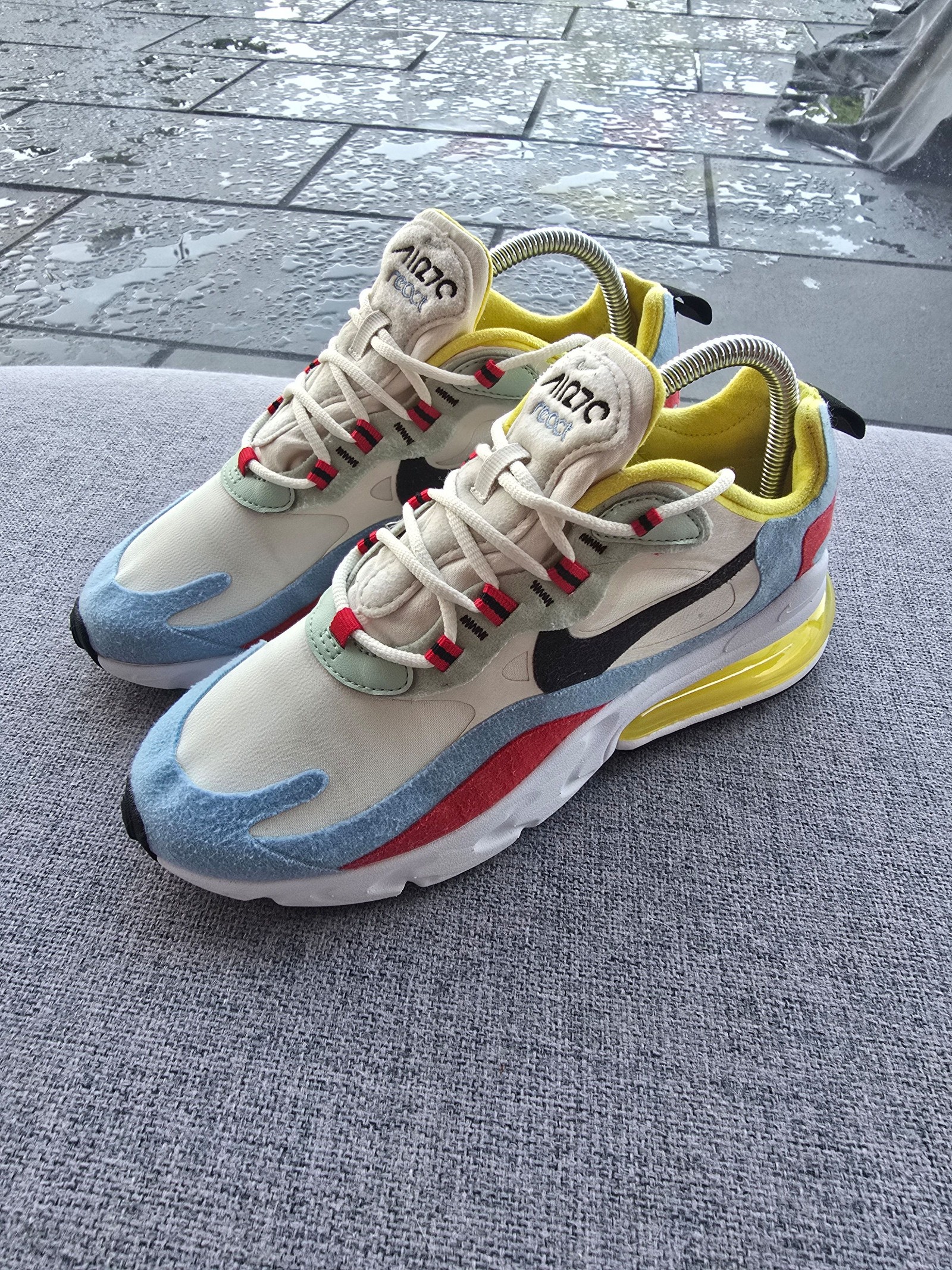 Nike Womens Air Max 270 React Bauhaus Sneakers UK 5