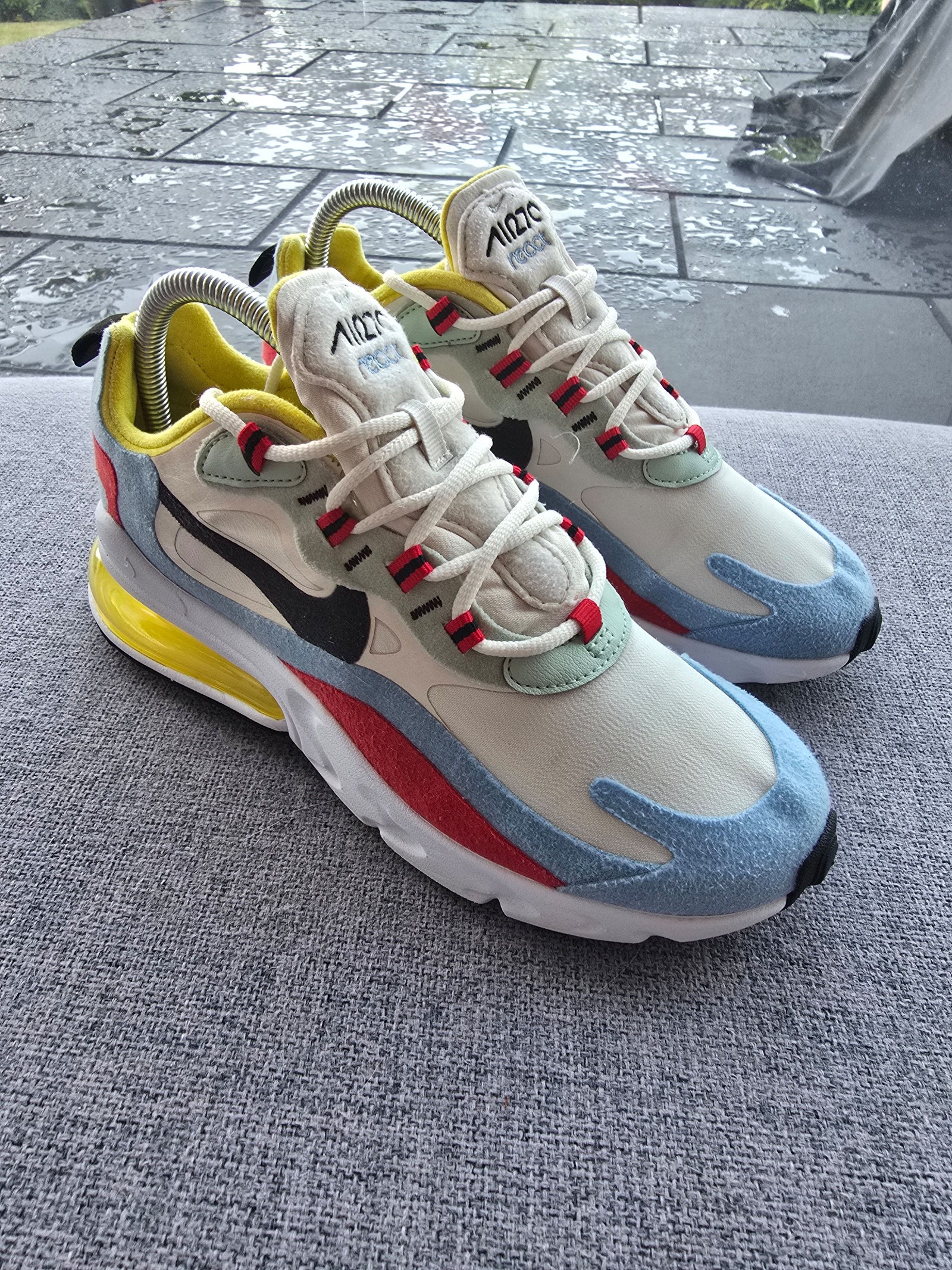 Nike Womens Air Max 270 React Bauhaus Sneakers UK 5 image 2