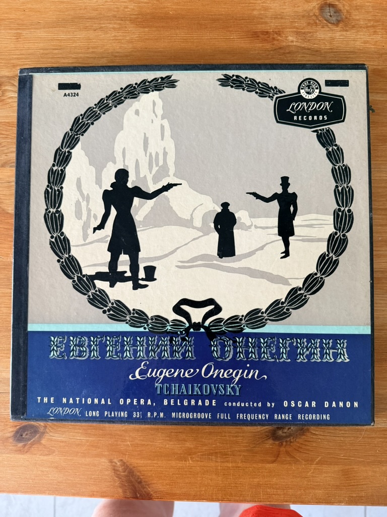 Tchaikovsky Eugene Onegin Vinyl Record London Records Opera