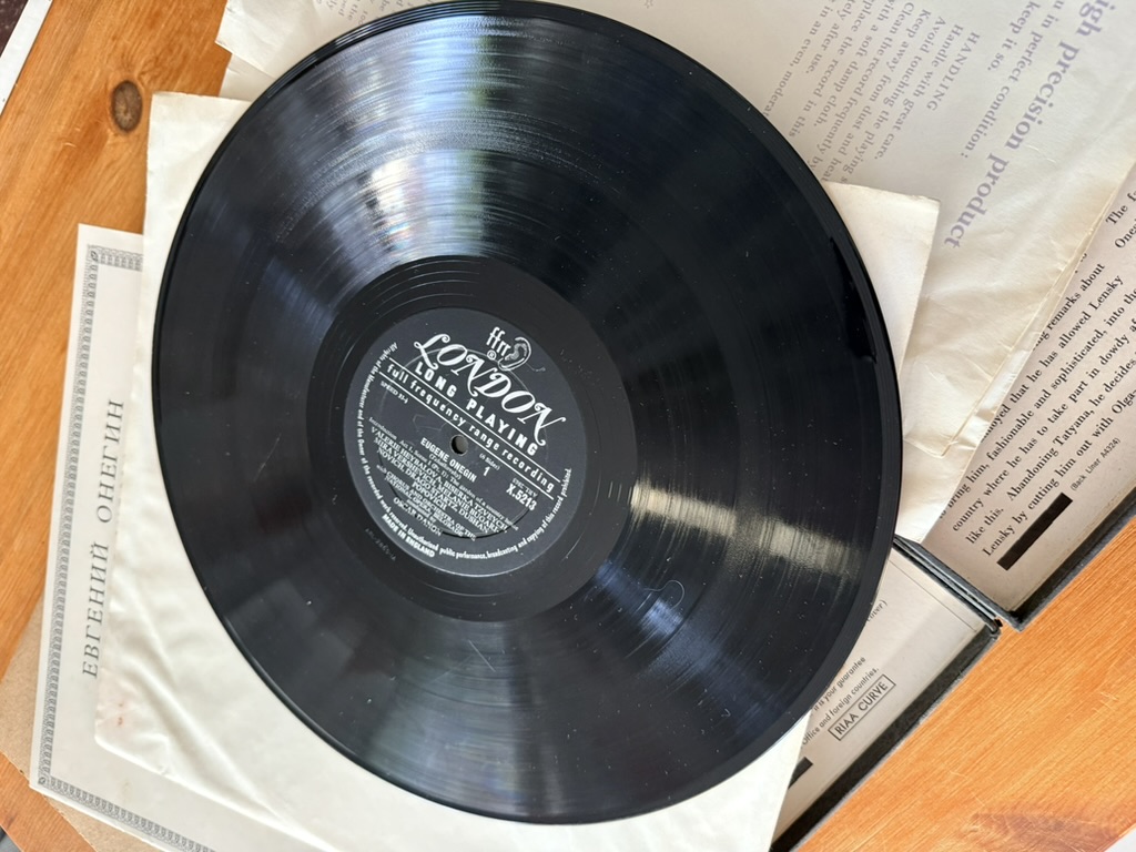 Tchaikovsky Eugene Onegin Vinyl Record London Records Opera image 4