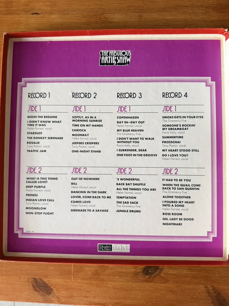 The Fabulous Artie Shaw Jazz Record Collector's Edition Box set image 2