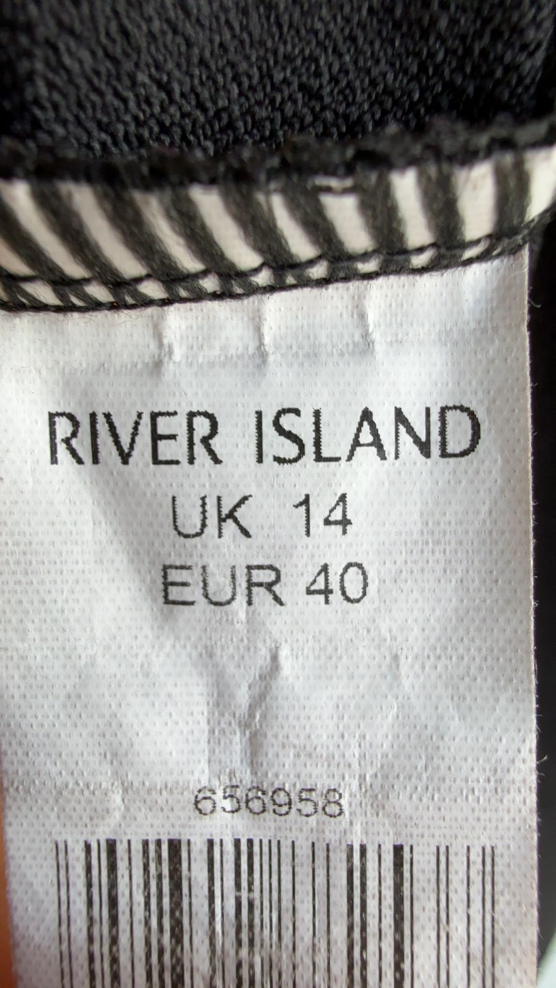 River Island Black Cold Shoulder Dress UK 14 Classic Sleeveless Swing Style image 6