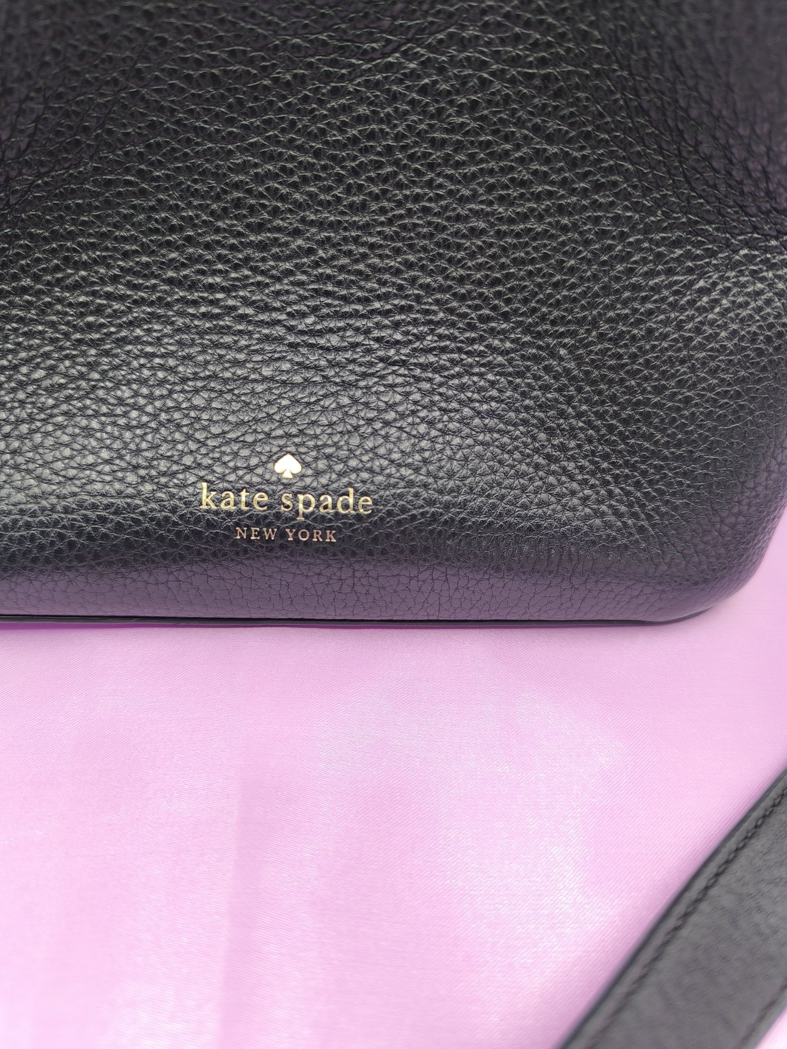Kate Spade Black Leather Bucket Bag Women image 2