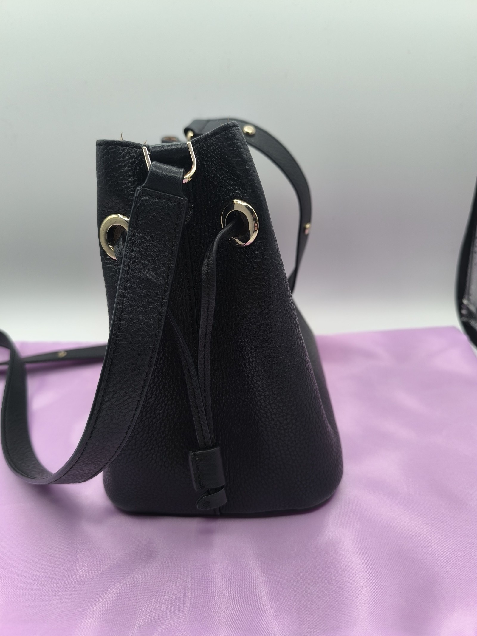 Kate Spade Black Leather Bucket Bag Women image 3