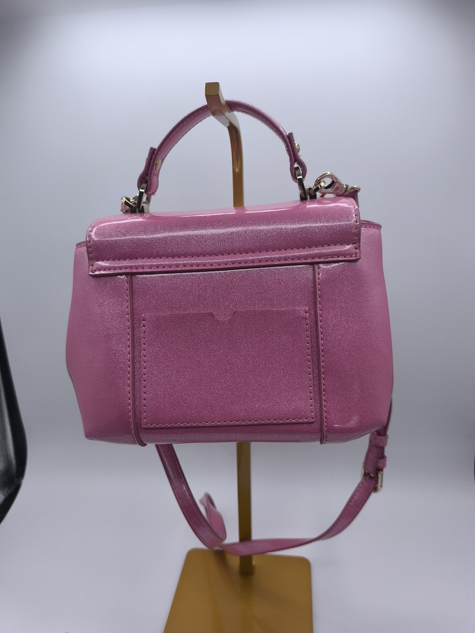 Samantha Vega Pink Crossbody Bag with Heart Charm Other image 4