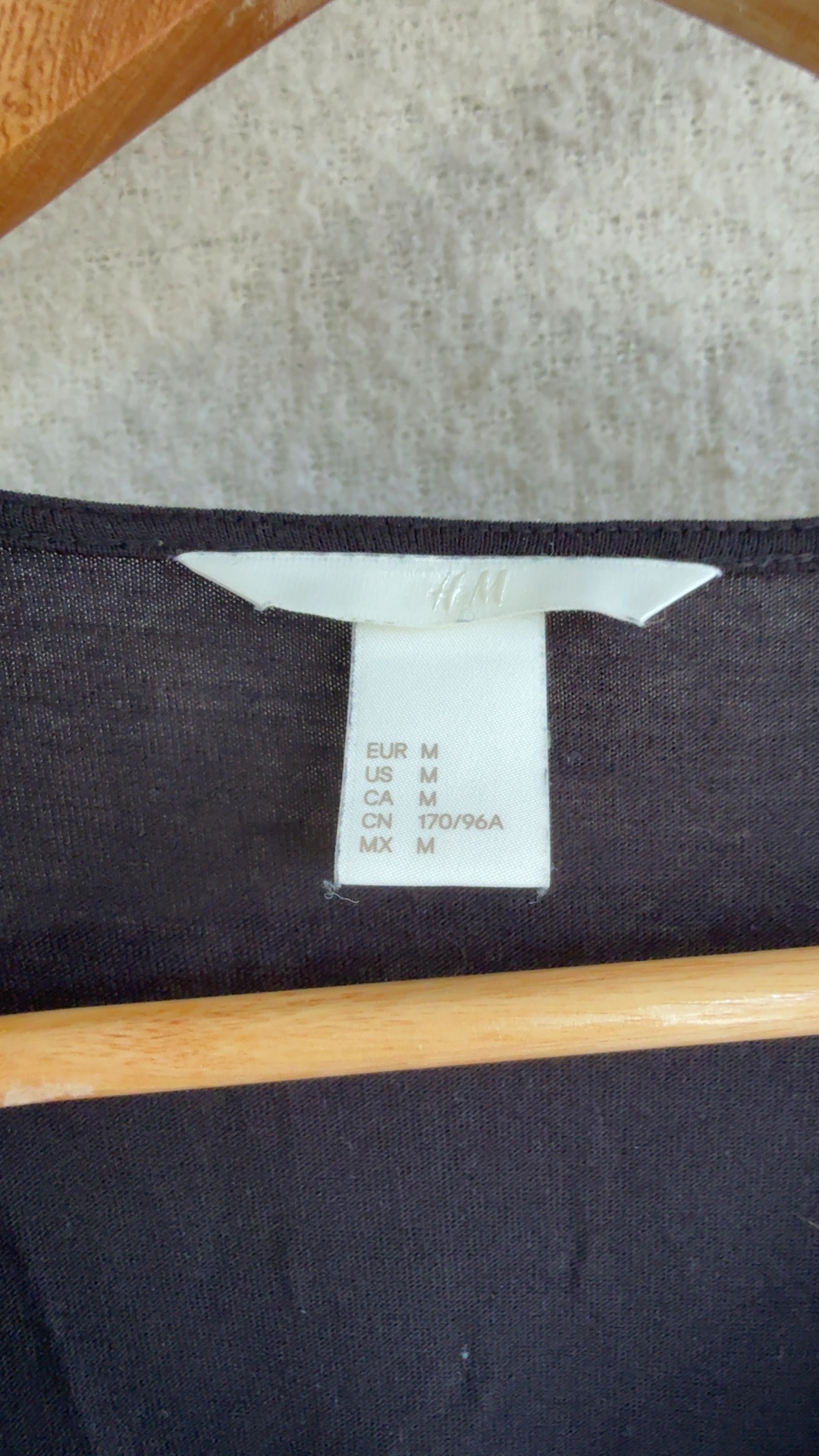 H&M Black Jersey Short Sleeve Drawstring Waist Dress UK Medium Casual Summer image 4