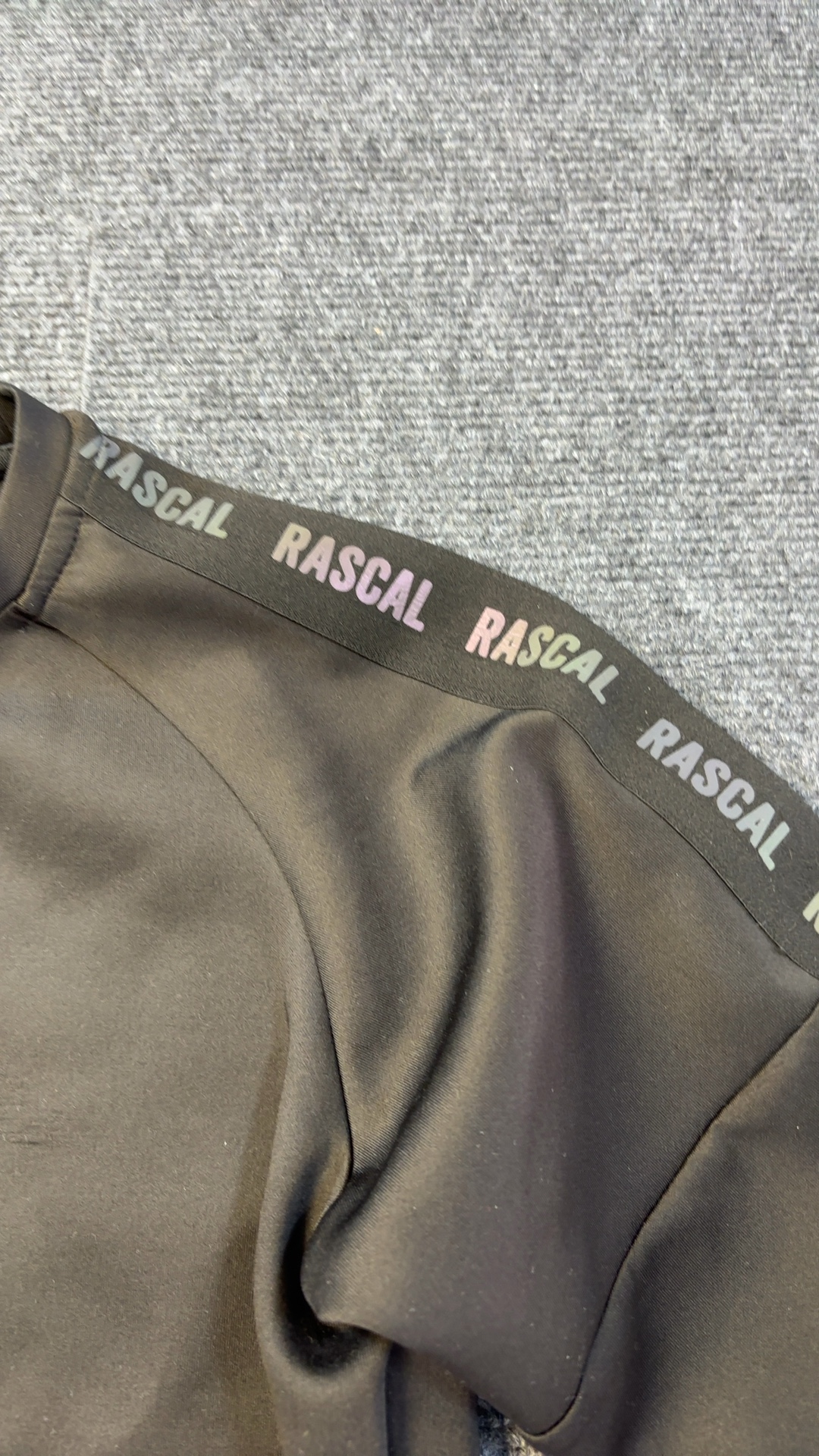 Rascal Black Kids Sweatshirt 13-14 Years Colourful Logo Tape image 3
