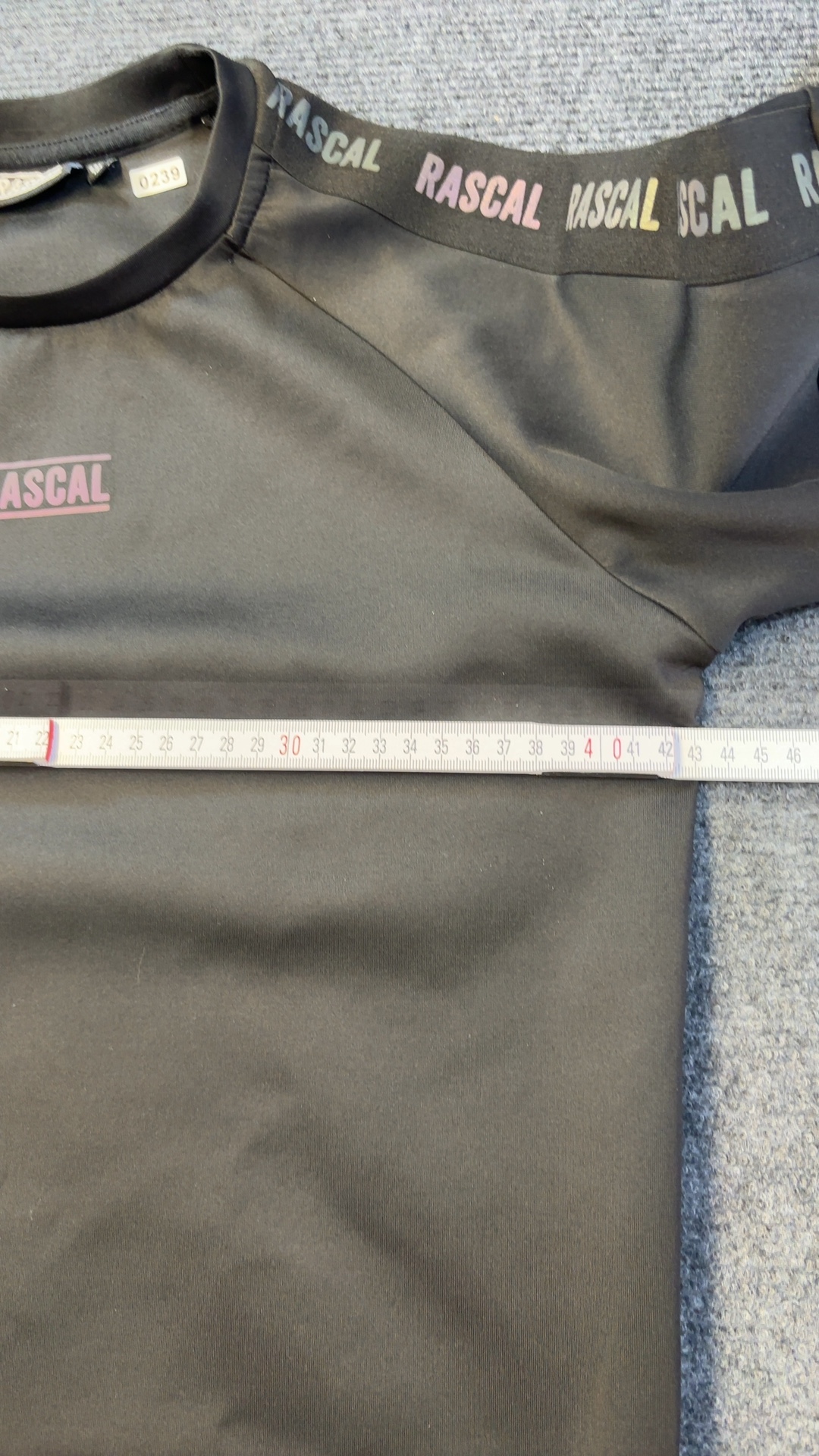 Rascal Black Kids Sweatshirt 13-14 Years Colourful Logo Tape image 10