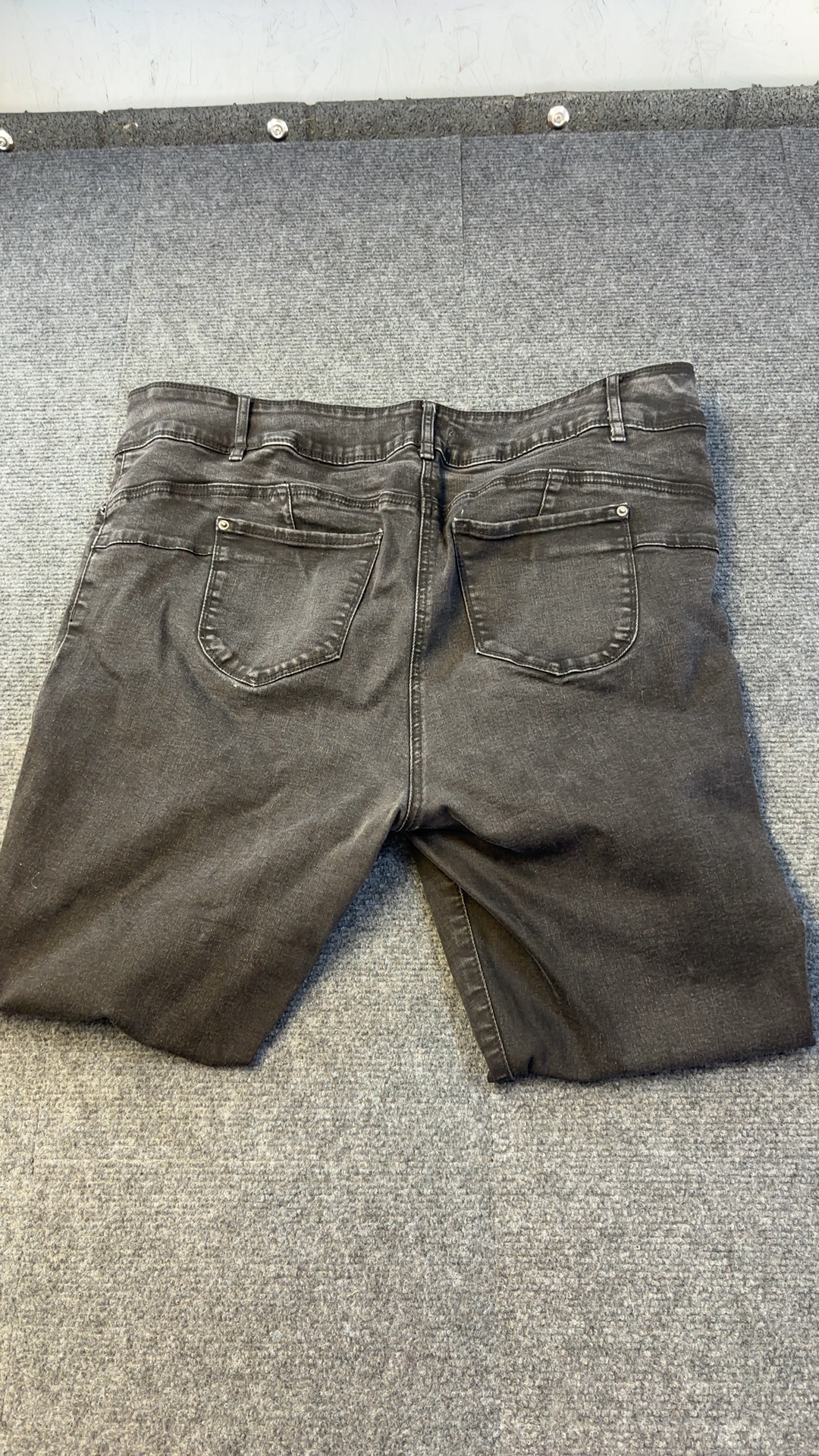 Unbranded Grey Skinny Jeans Size 20 Cotton Blend image 2