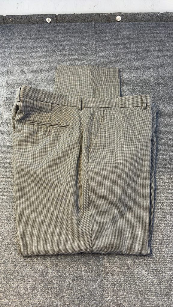 Taylor & Wright Grey Tailored Trousers 40R Polyester