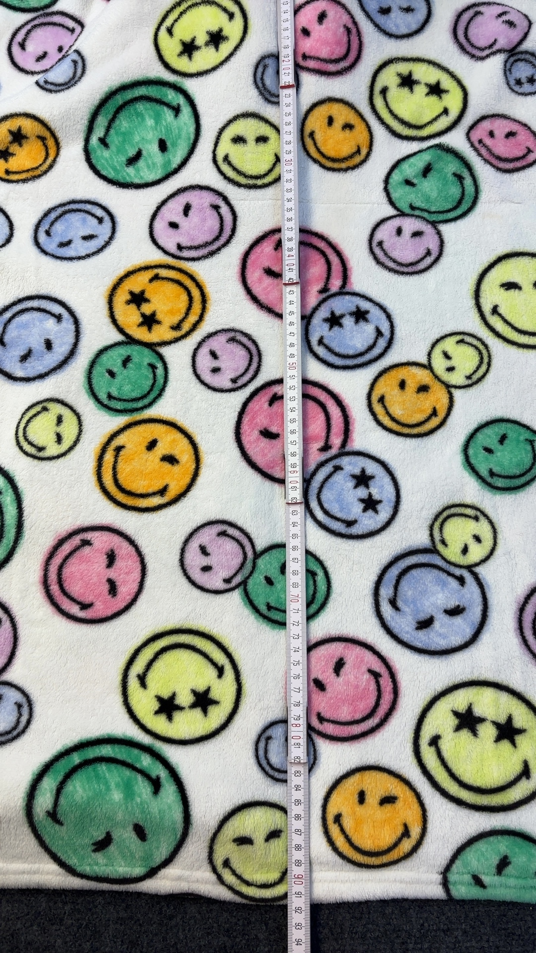 M&S White Multi Smiley Face Fleece Jumper 15-16 Yrs image 4