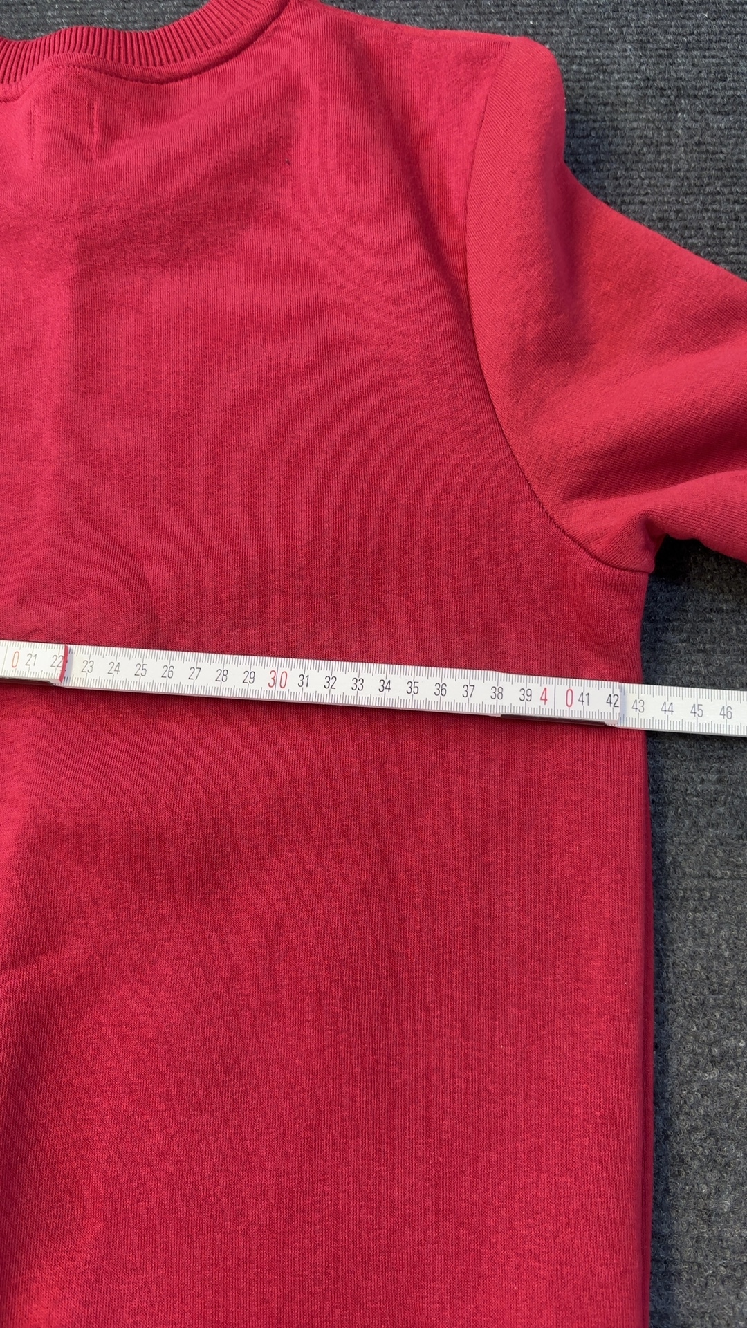 River Island Red Sweatshirt XXS Soft Fleece Lined Comfort image 7