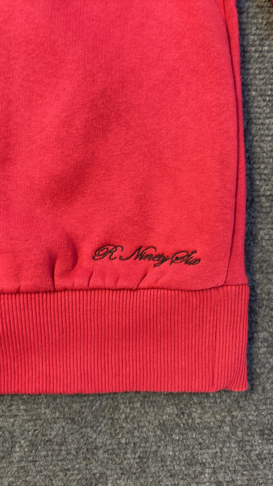 River Island Red Sweatshirt XXS Soft Fleece Lined Comfort image 2