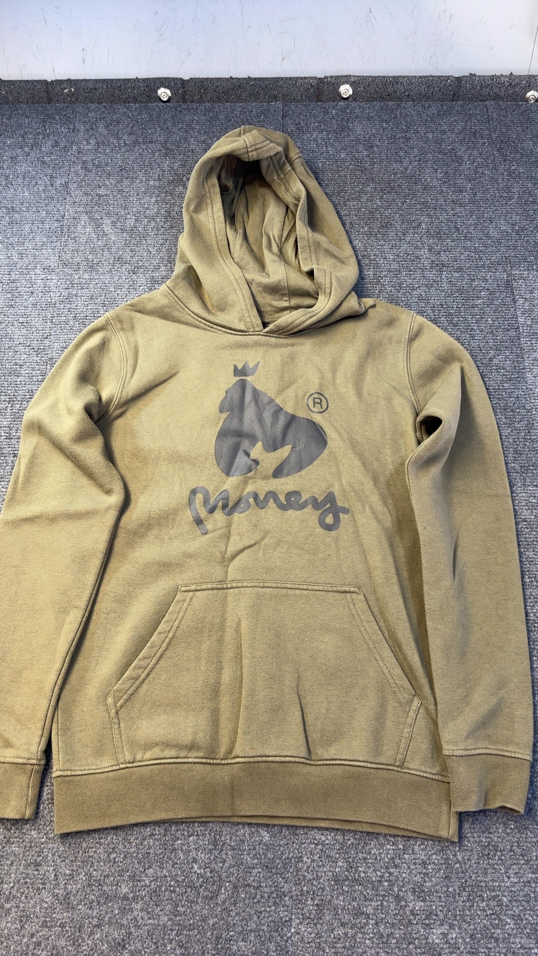 Money Green Hoodie Kids 12-13 Years Grape Leaf Colour