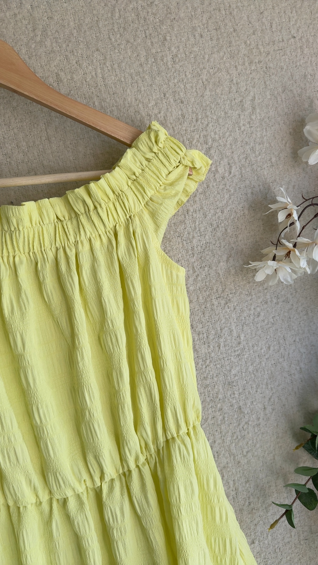 Emery Rose Yellow Off Shoulder Dress XL Lightweight Summer Chic image 2