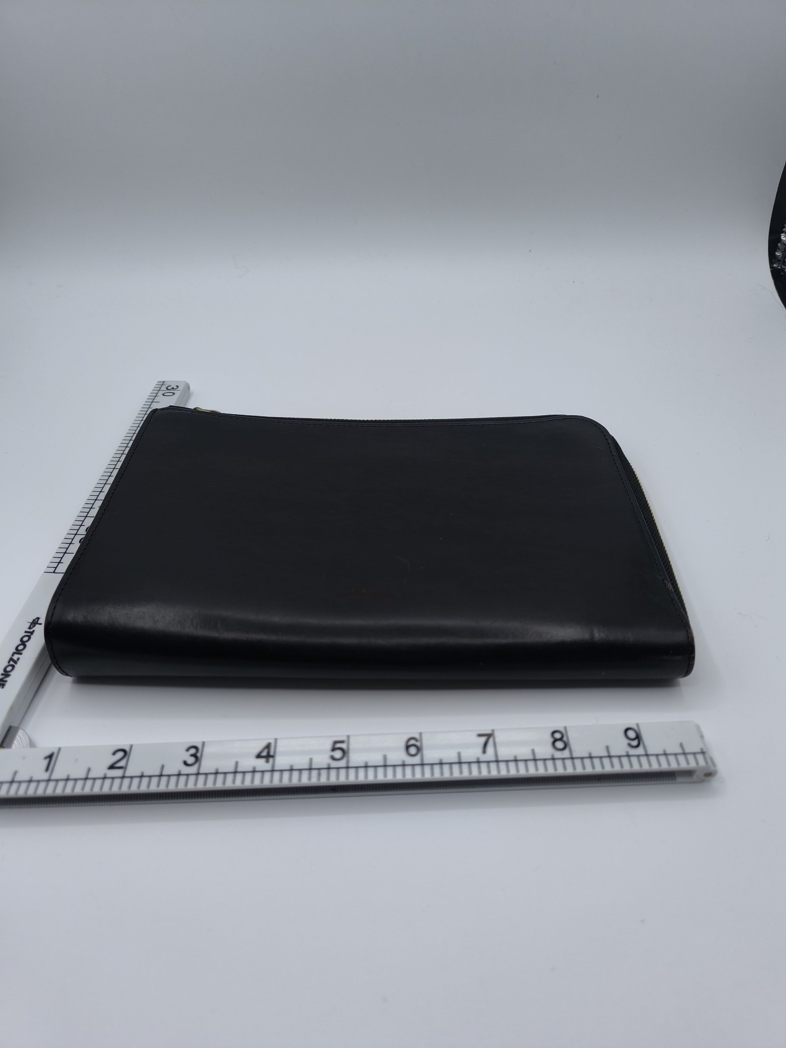 Porter Black Leather Zipped Organizer Pouch Other image 3