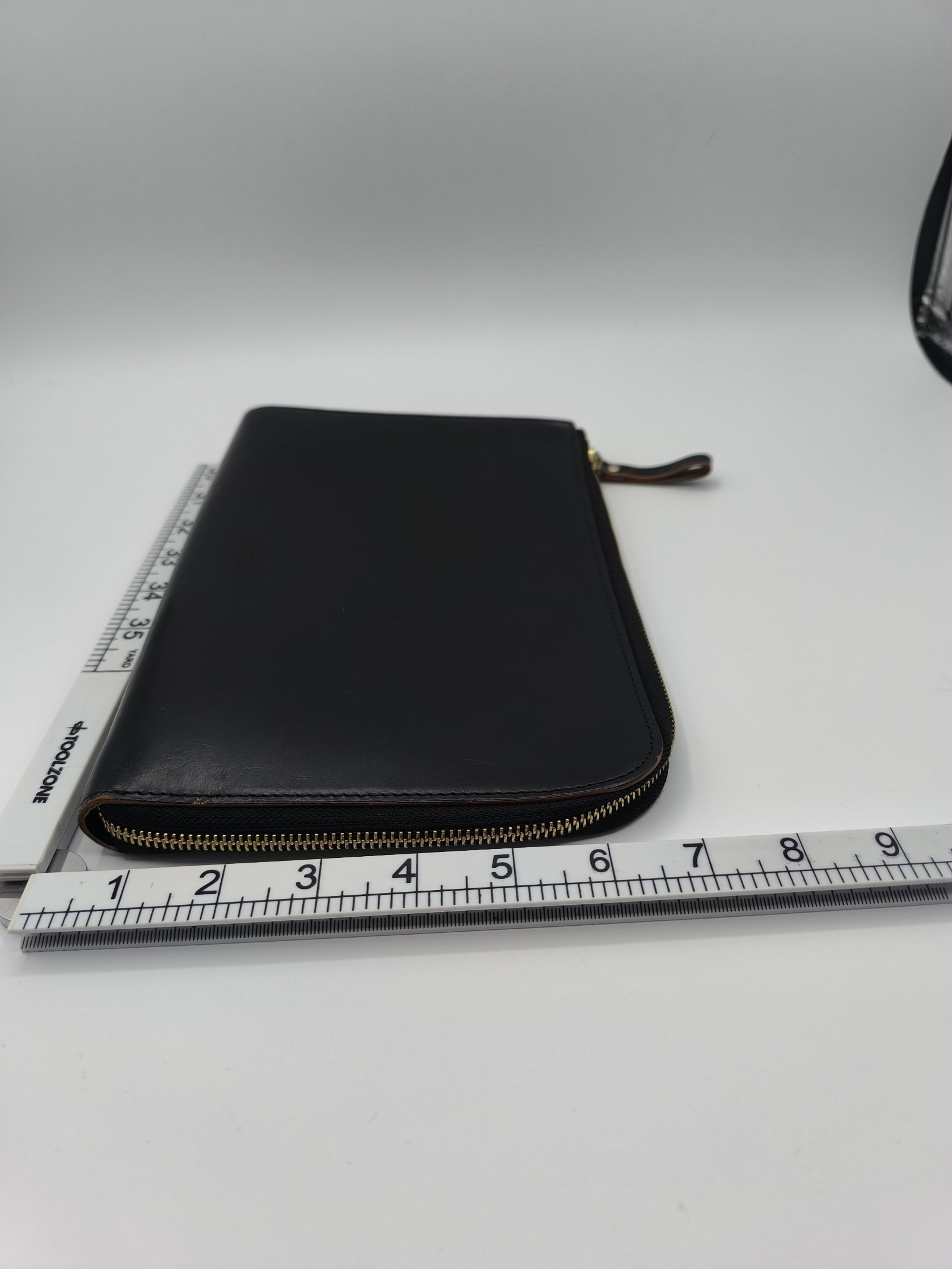 Porter Black Leather Zipped Organizer Pouch Other image 4