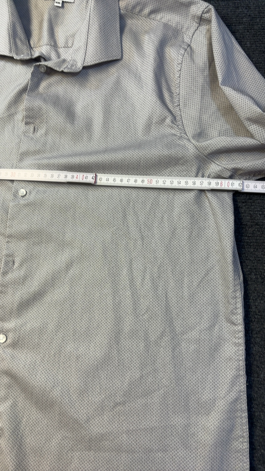 Taylor & Wright Grey Regular Fit Patterned Shirt XXL worn once image 7