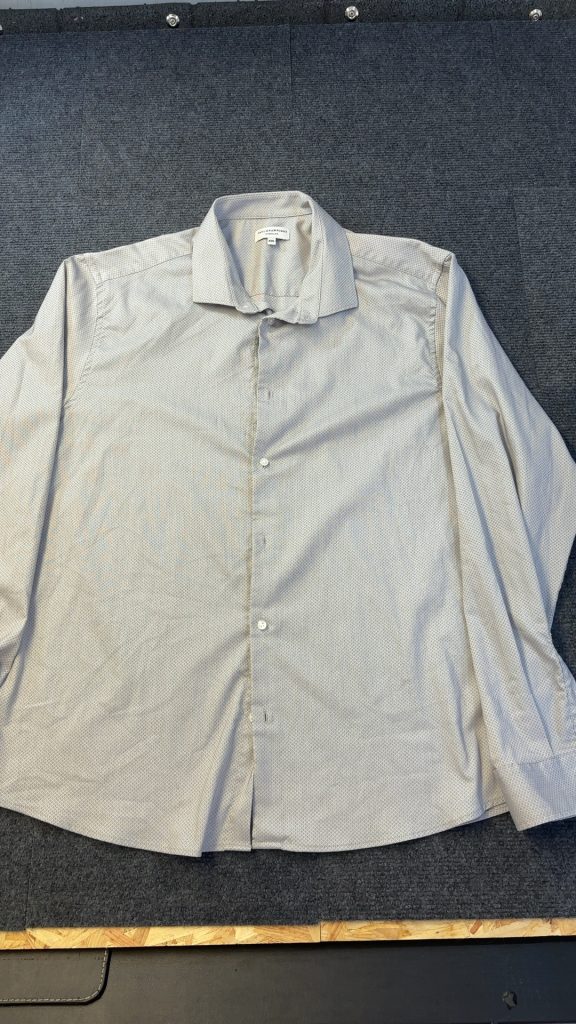 Taylor & Wright Grey Regular Fit Patterned Shirt XXL as new condition