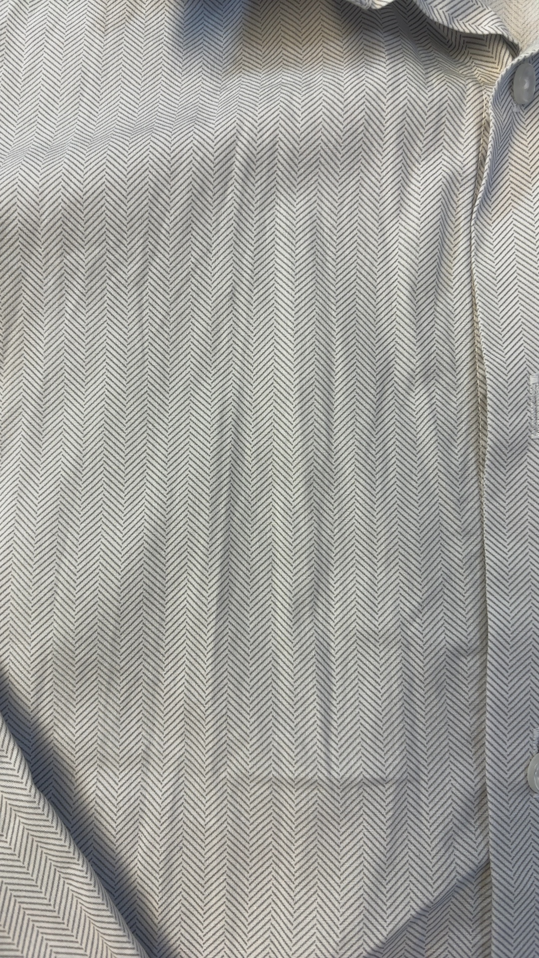 Taylor & Wright Grey Herringbone Cotton Shirt XXL Regular worn once image 2
