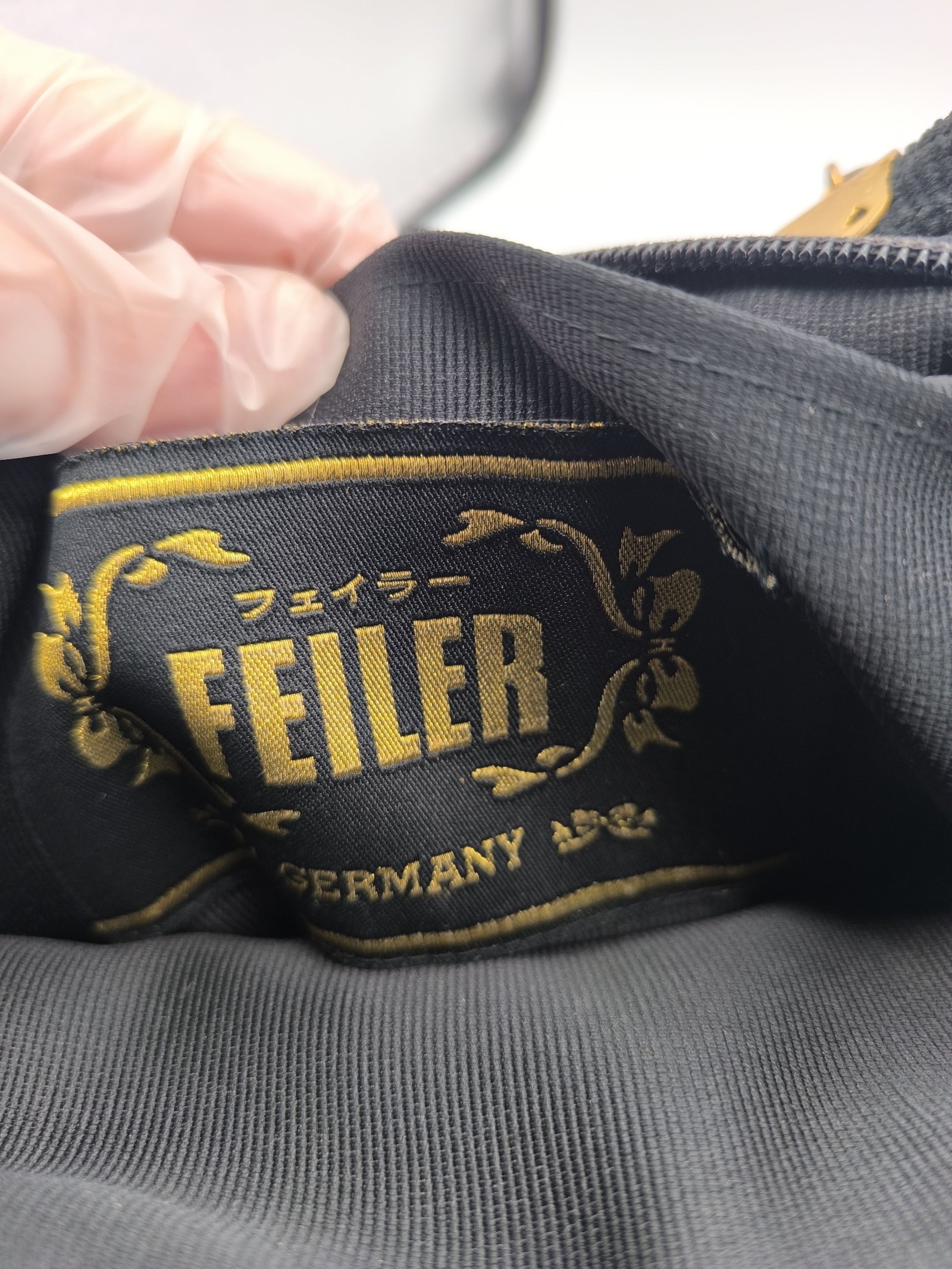 Feiler Black & Multi Floral Embroidered Tapestry Handbag Other image 9