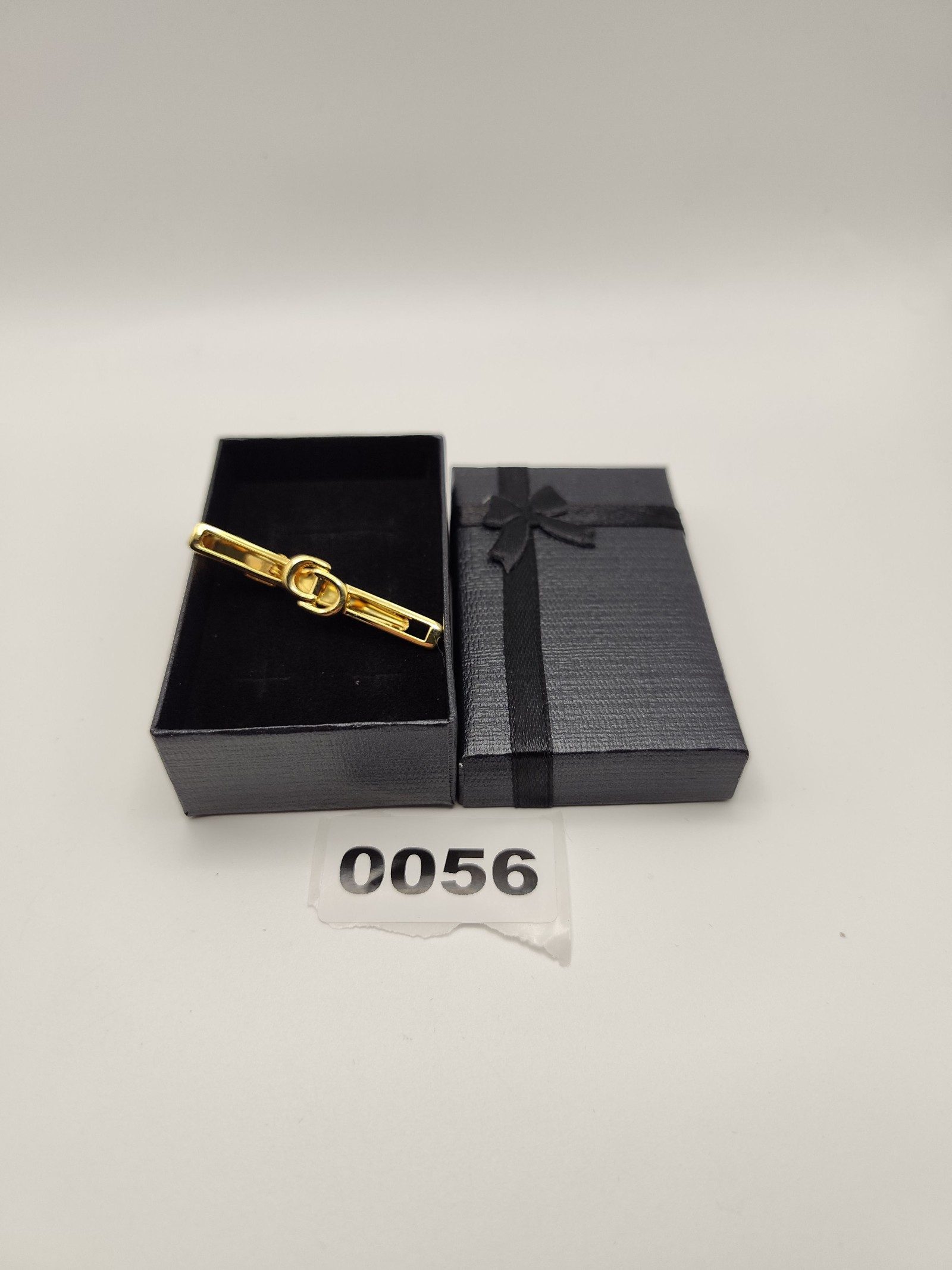 Christian Dior Gold Tone Tie Clip
