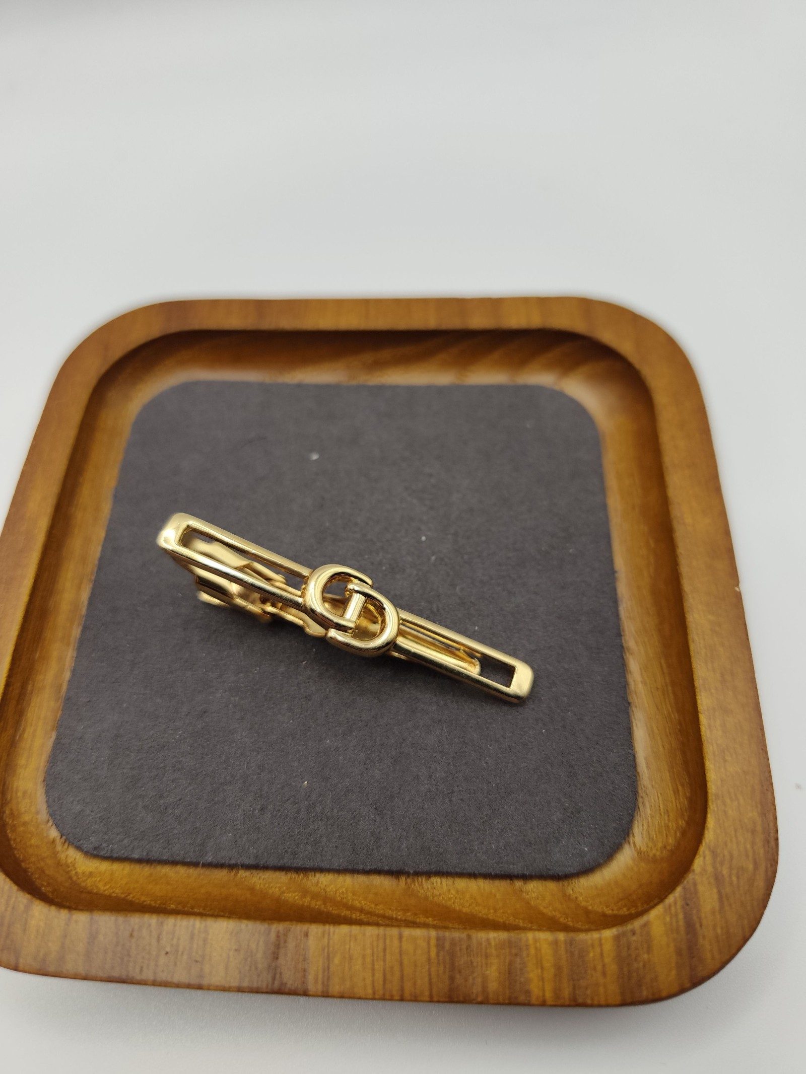 Christian Dior Gold Tone Tie Clip image 2