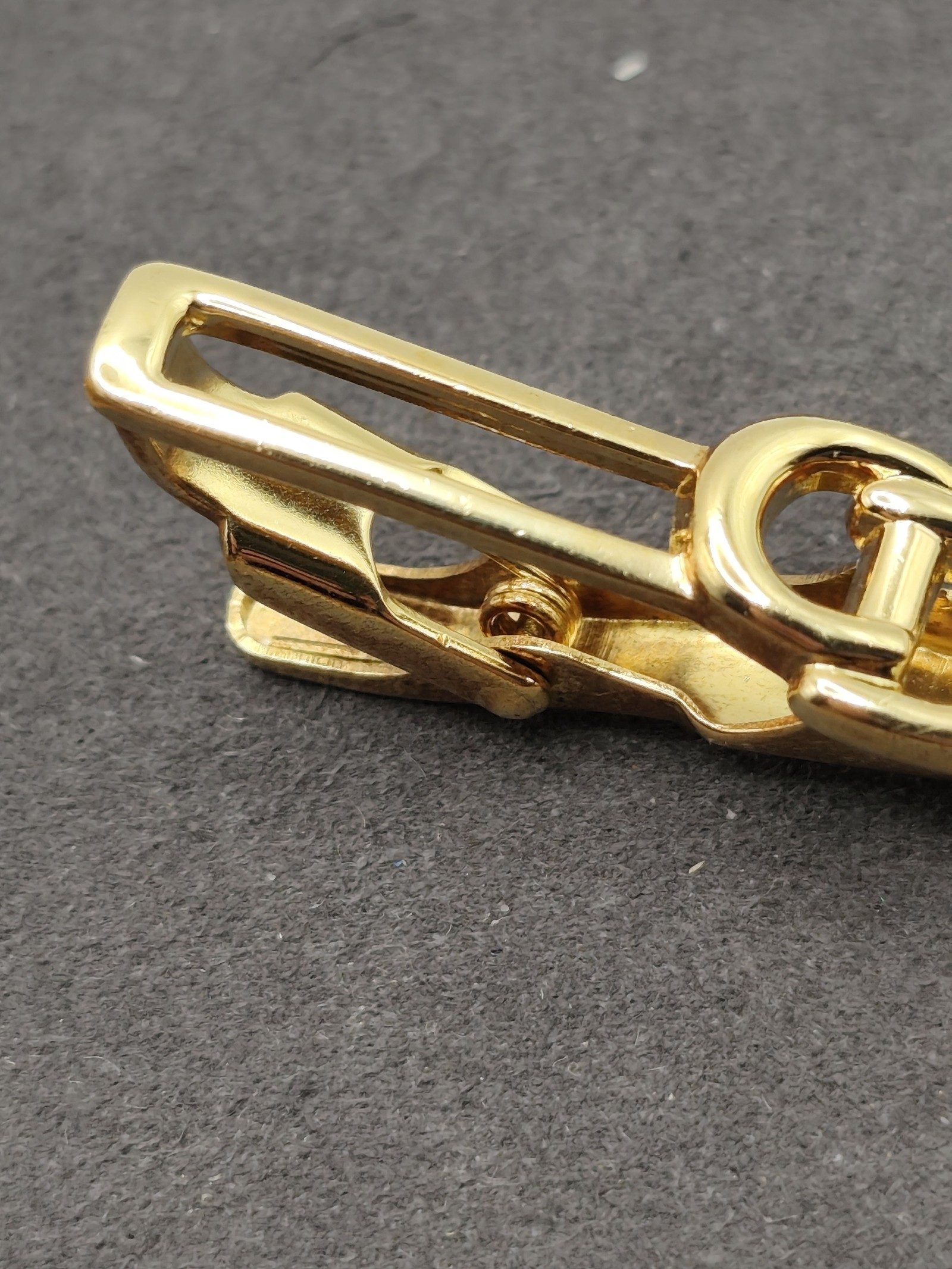 Christian Dior Gold Tone Tie Clip image 6