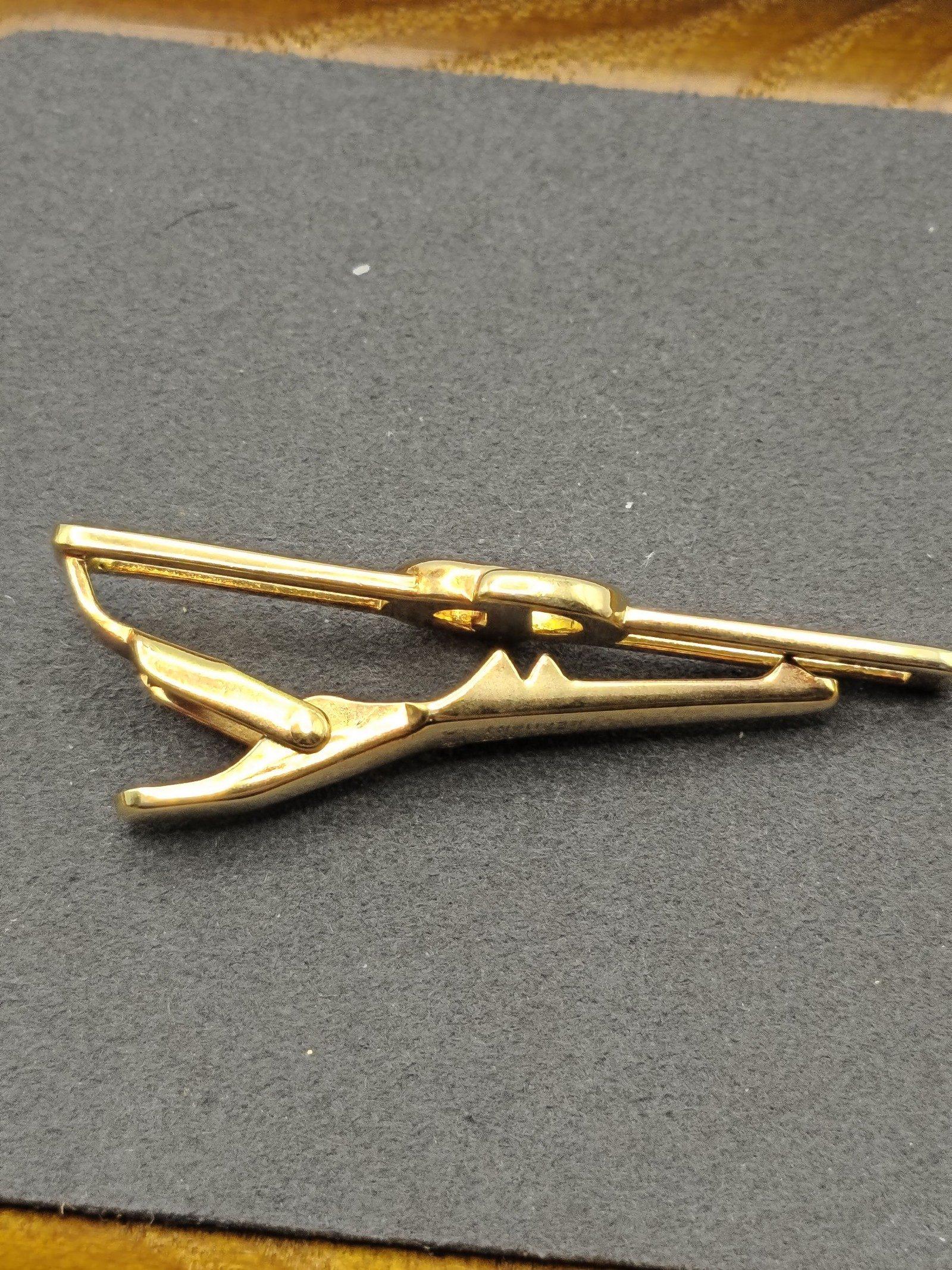 Christian Dior Gold Tone Tie Clip image 7