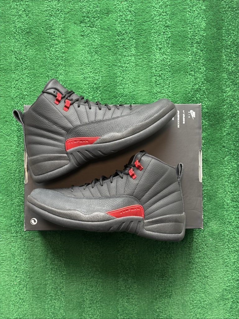 Air Jordan 12 Retro | Bloodline Black Varsity Red CT8013-003 | UK 9 | New