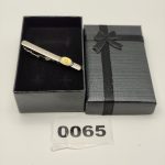 Christian Dior Silver & Gold Tone Tie Clip