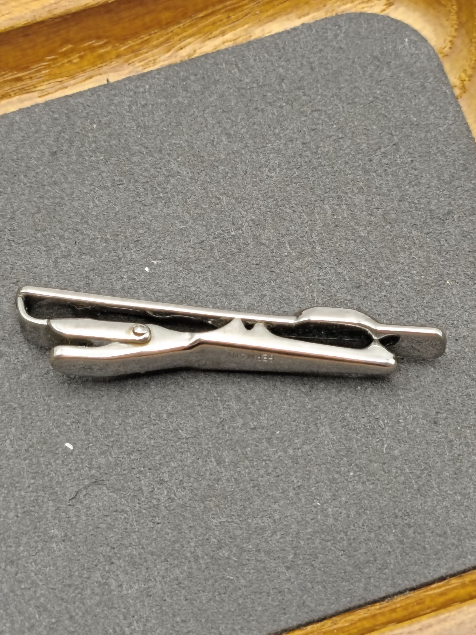 Christian Dior Silver & Gold Tone Tie Clip image 7