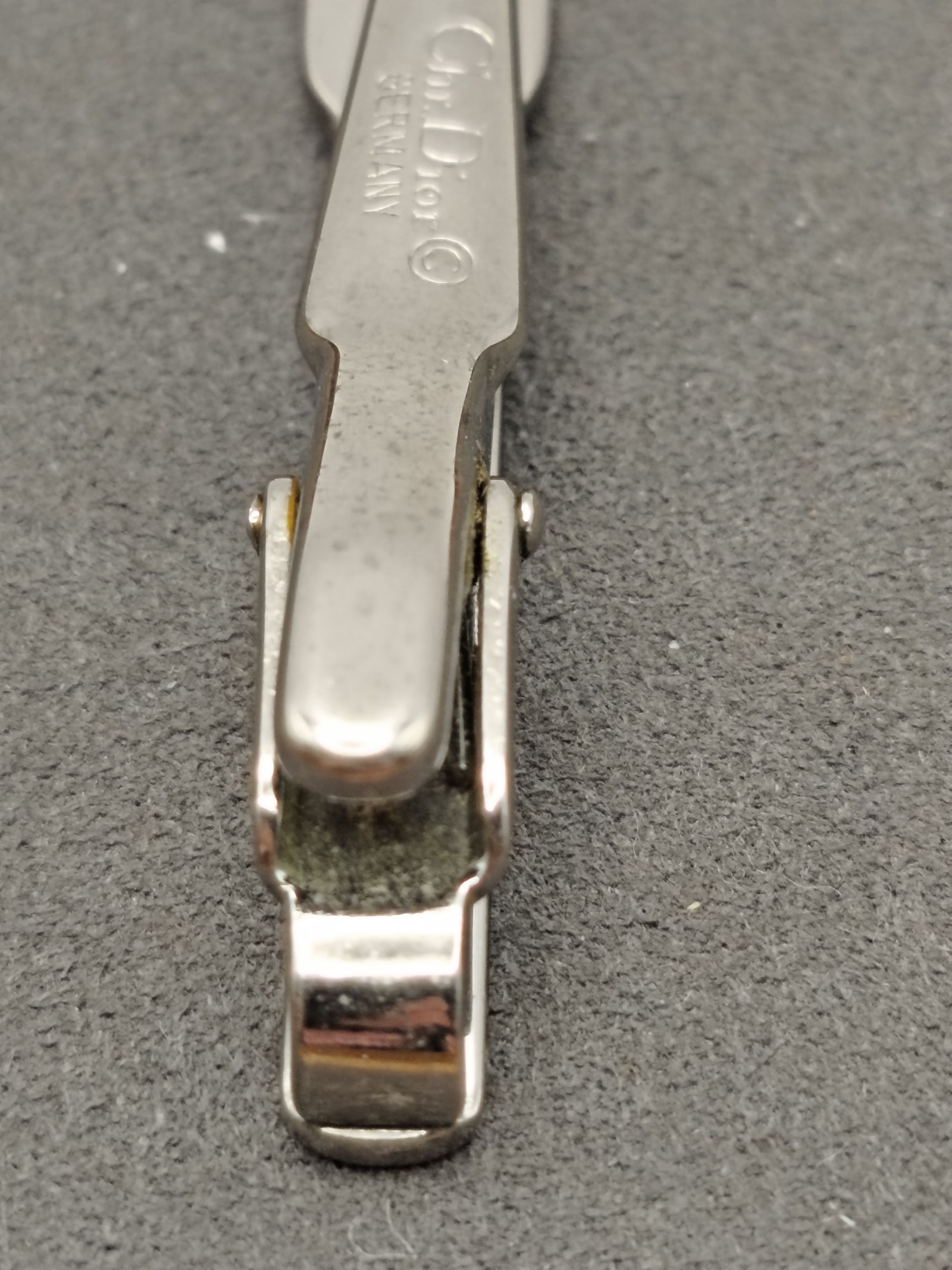 Christian Dior Silver & Gold Tone Tie Clip image 9