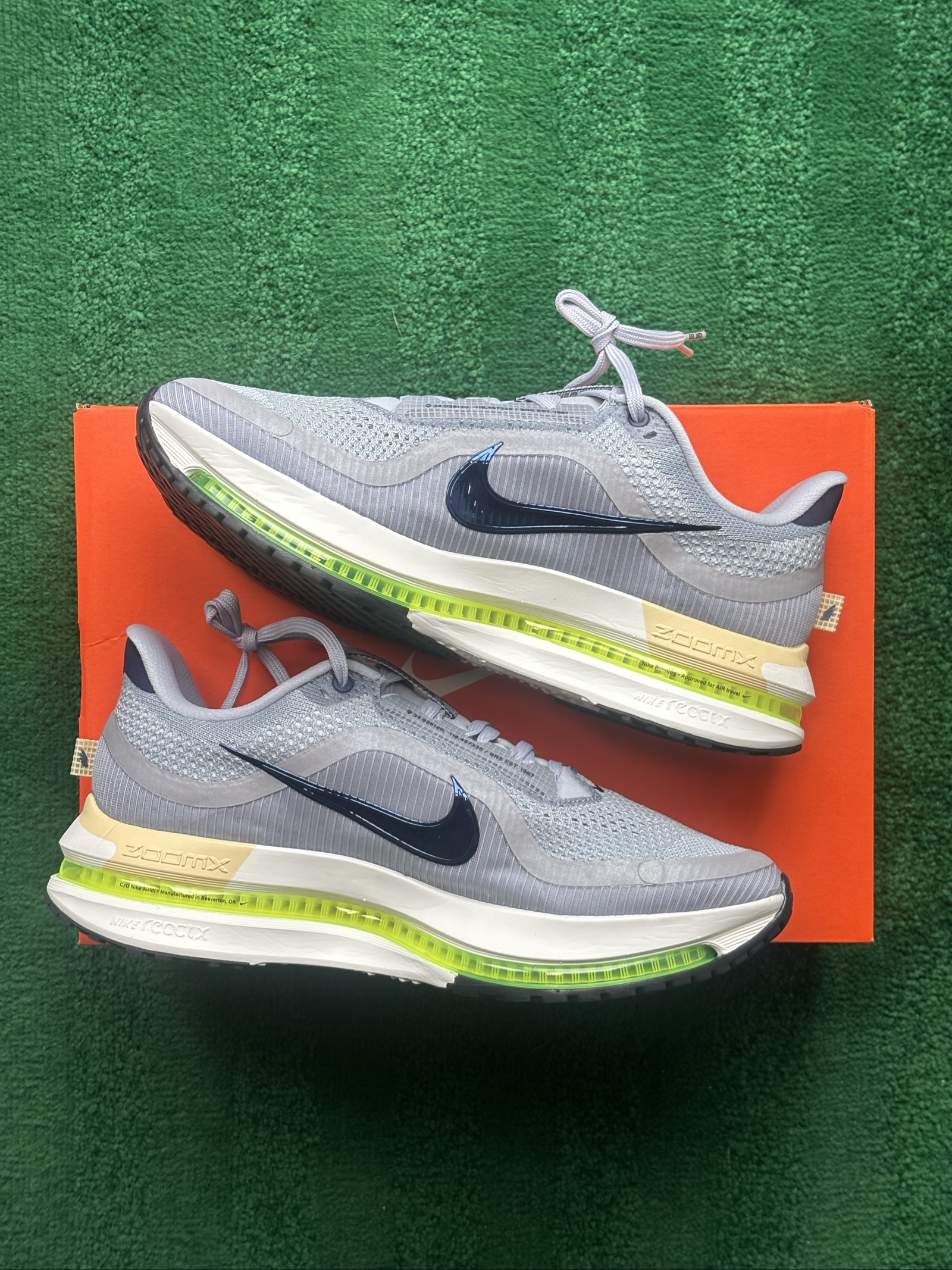 UK 8 Nike Pegasus Premium | Wolf Grey Pewter Sail Navy IR1815-012 | New image 2