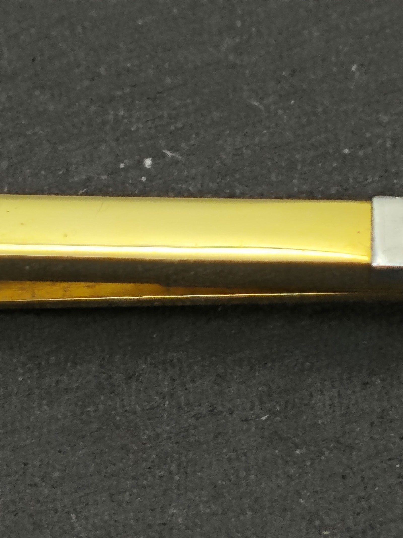 Christian Dior Gold & Silver Tie Clip Classic Design Other image 6