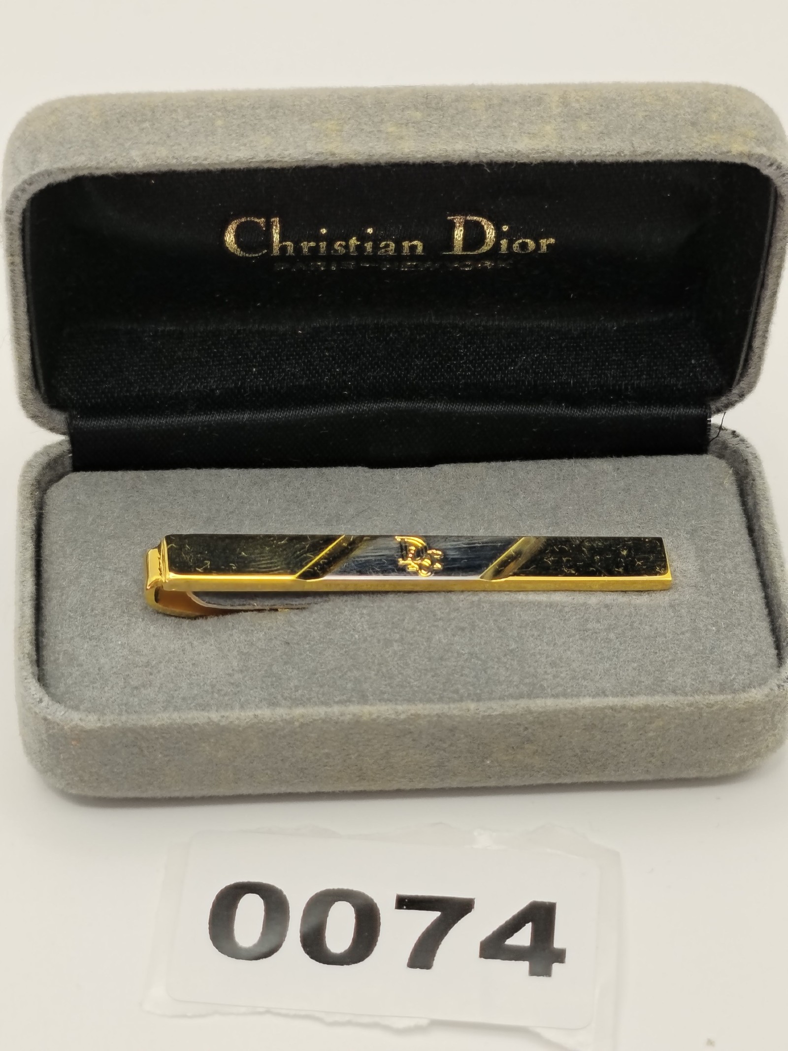 Christian Dior Gold & Silver Tone Tie Clip Men image 2