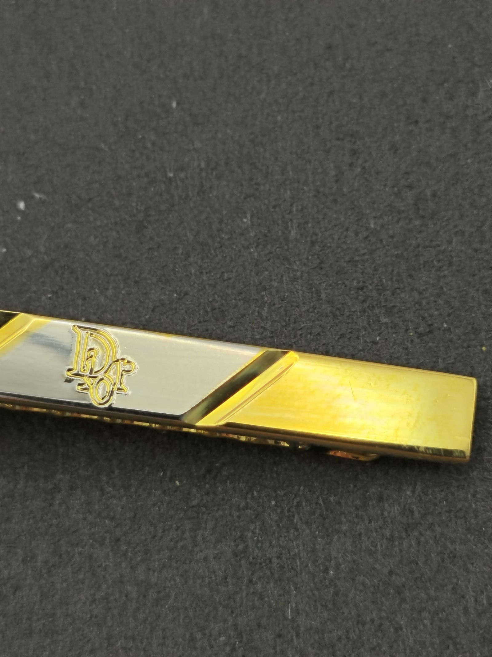 Christian Dior Gold & Silver Tone Tie Clip Men image 4
