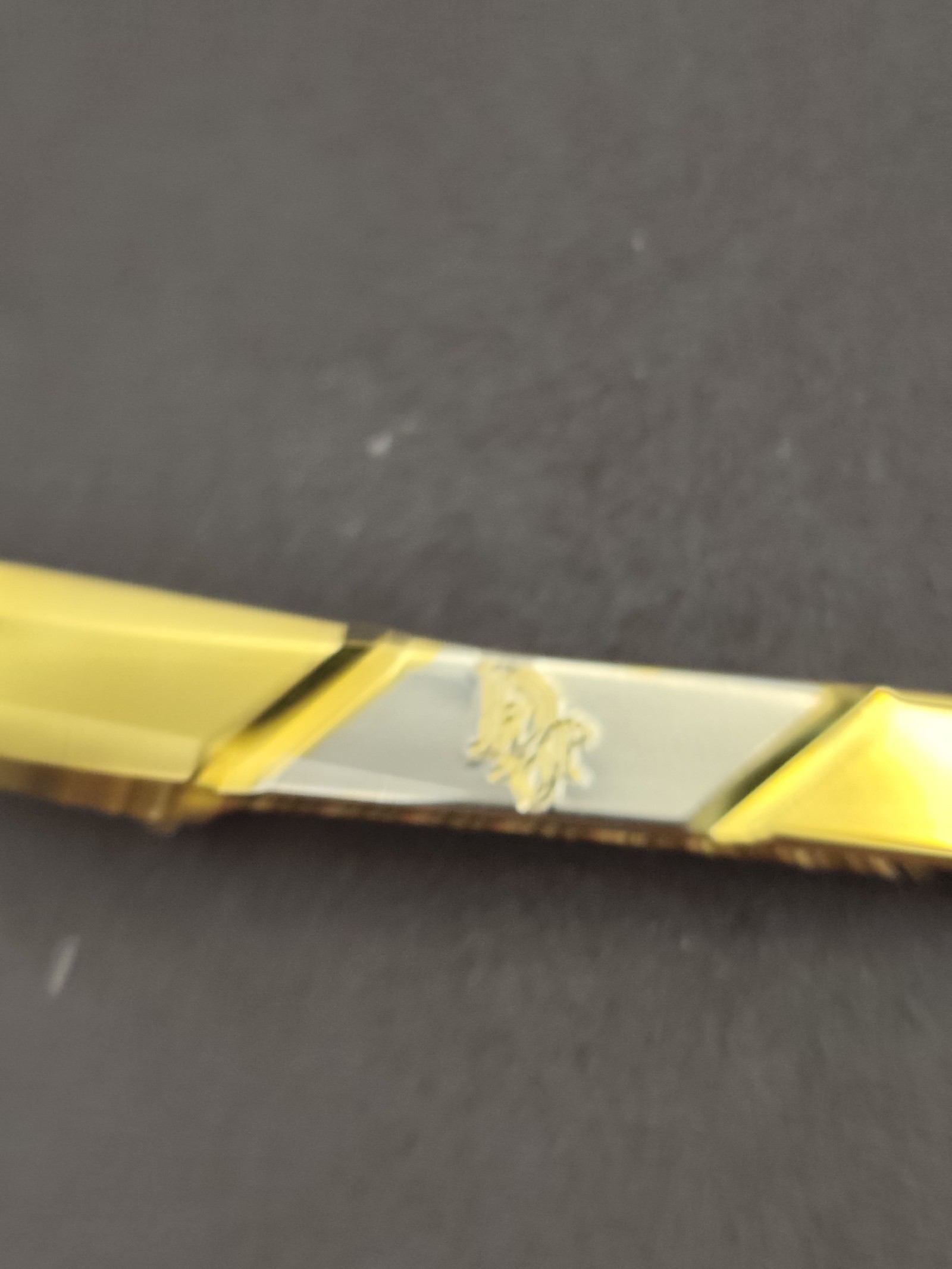 Christian Dior Gold & Silver Tone Tie Clip Men image 5