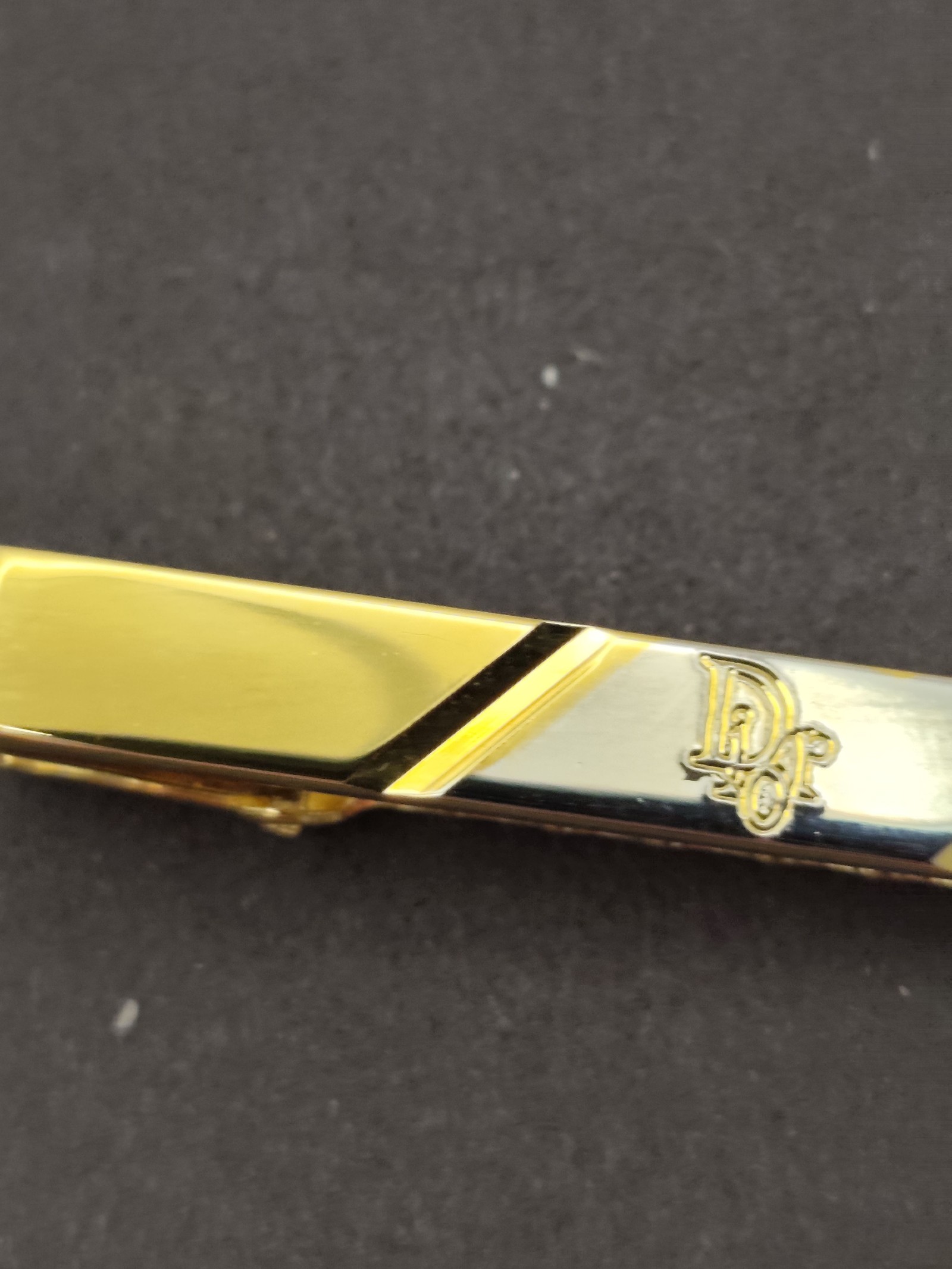 Christian Dior Gold & Silver Tone Tie Clip Men image 6