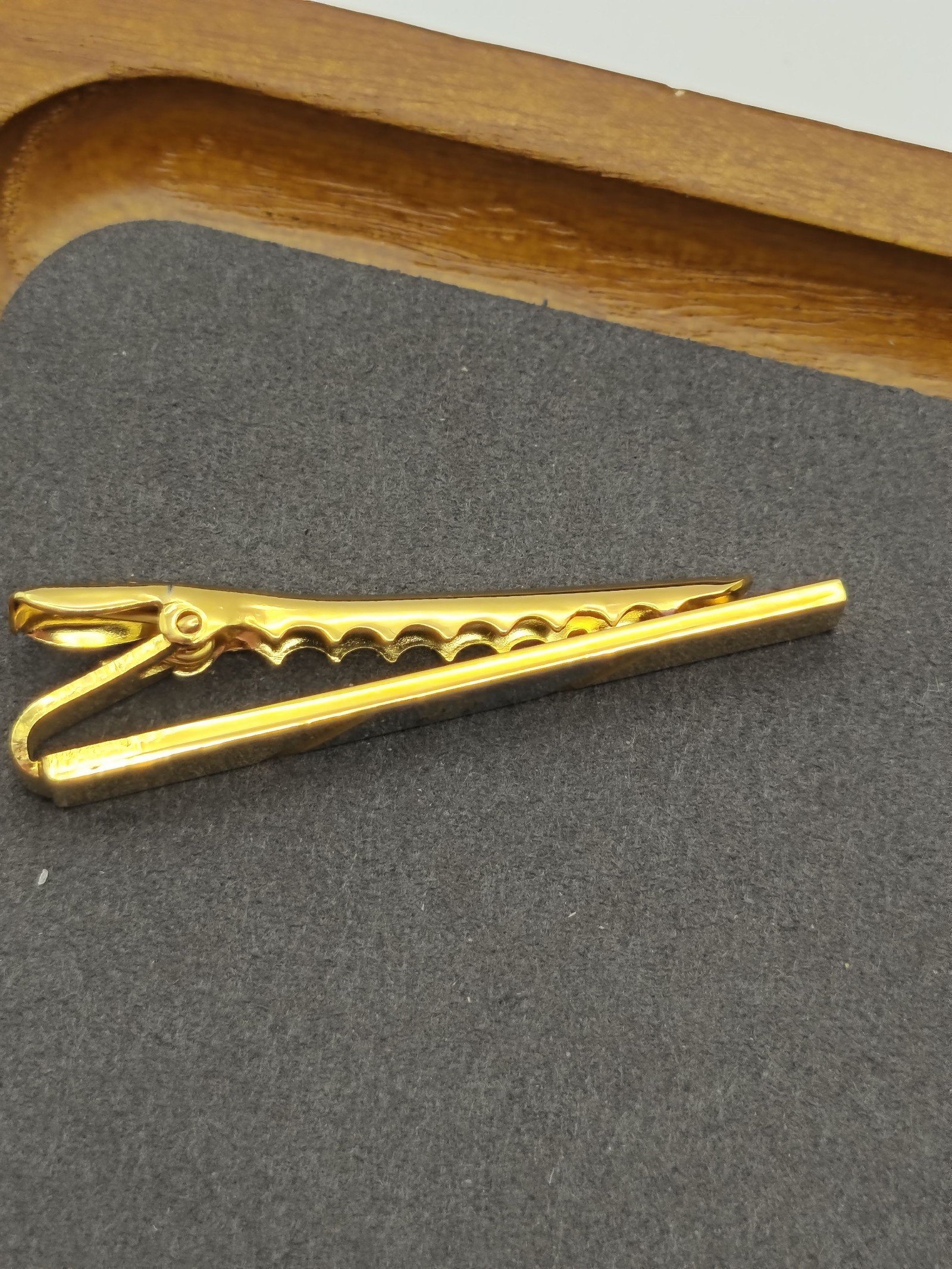 Christian Dior Gold & Silver Tone Tie Clip Men image 9