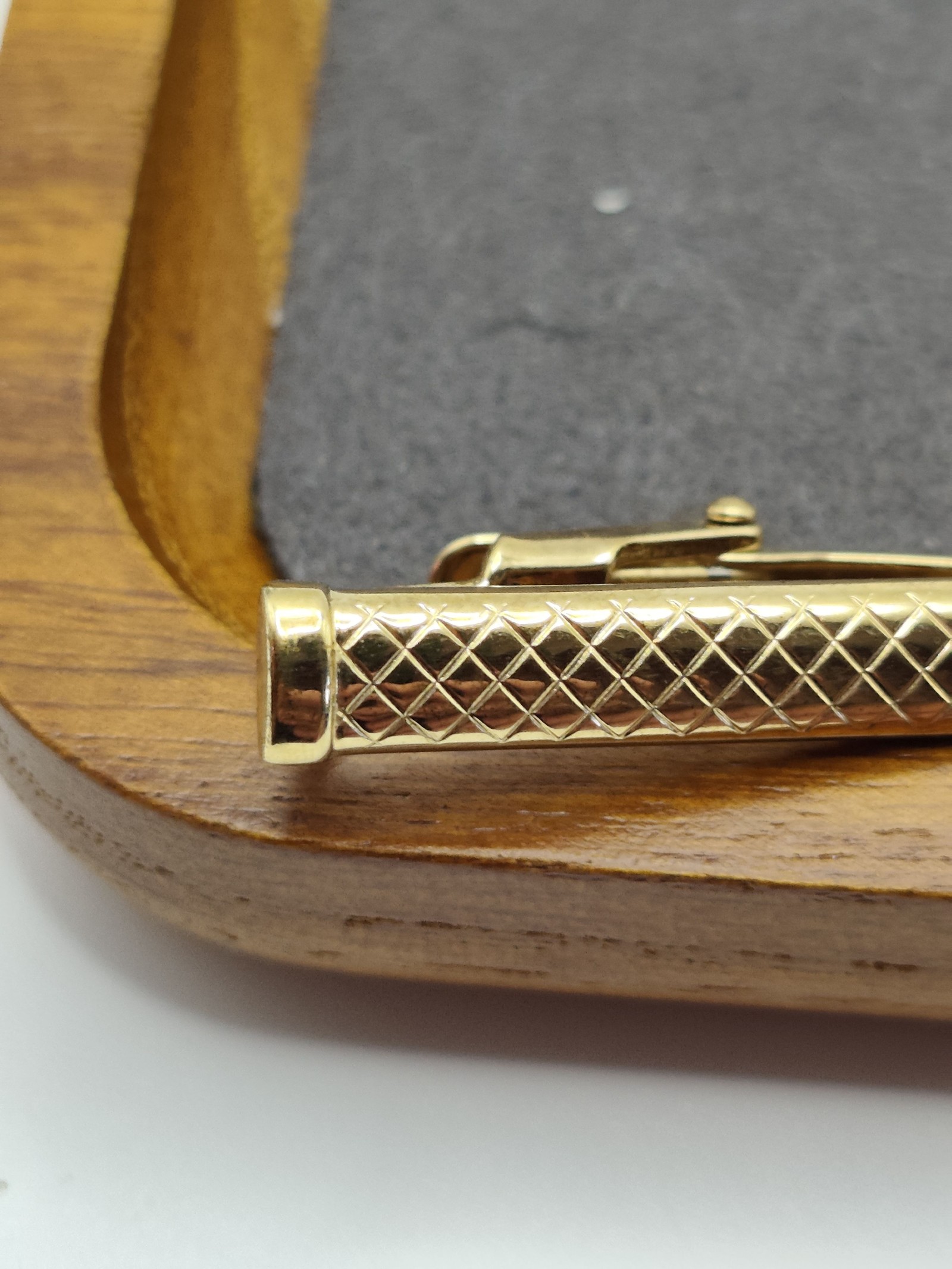 Christian Dior Gold Tone Tie Clip Men with Box image 7