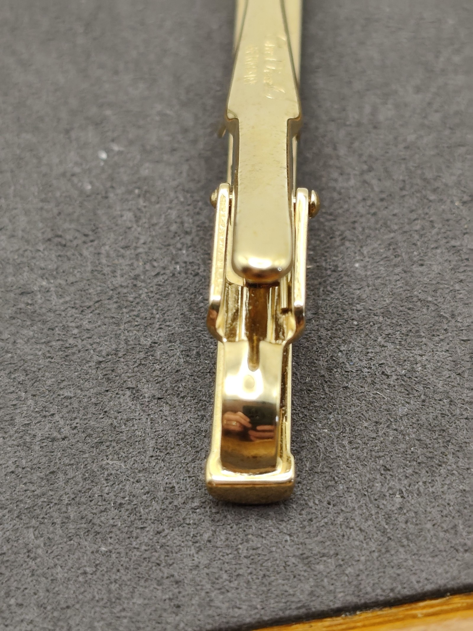Christian Dior Gold Tone Tie Clip Men with Box image 10