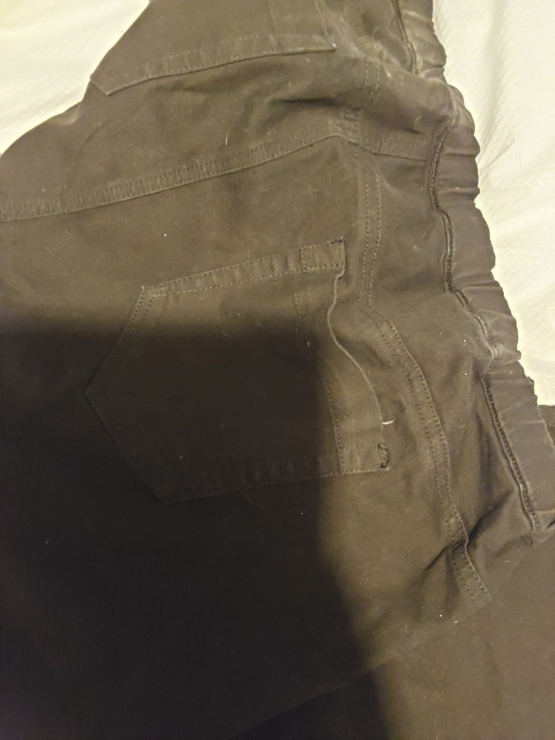 Evans Black Denim Jeans UK 30 Womans Relaxed Fit Elastic Waist BNWT image 4